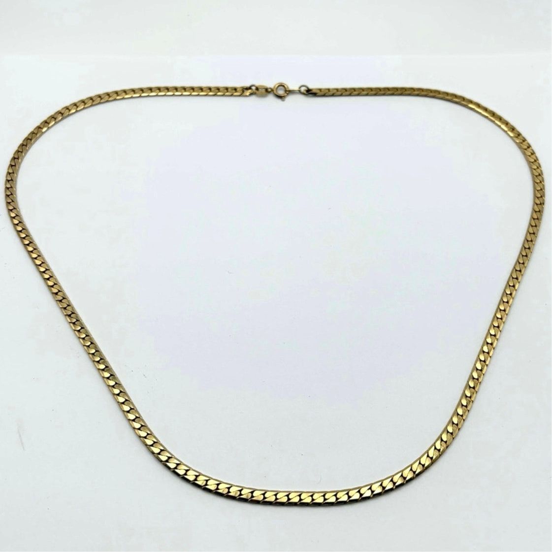 Other Vintage Gold Herringbone Men's Necklace Size ONE SIZE - 4 Thumbnail