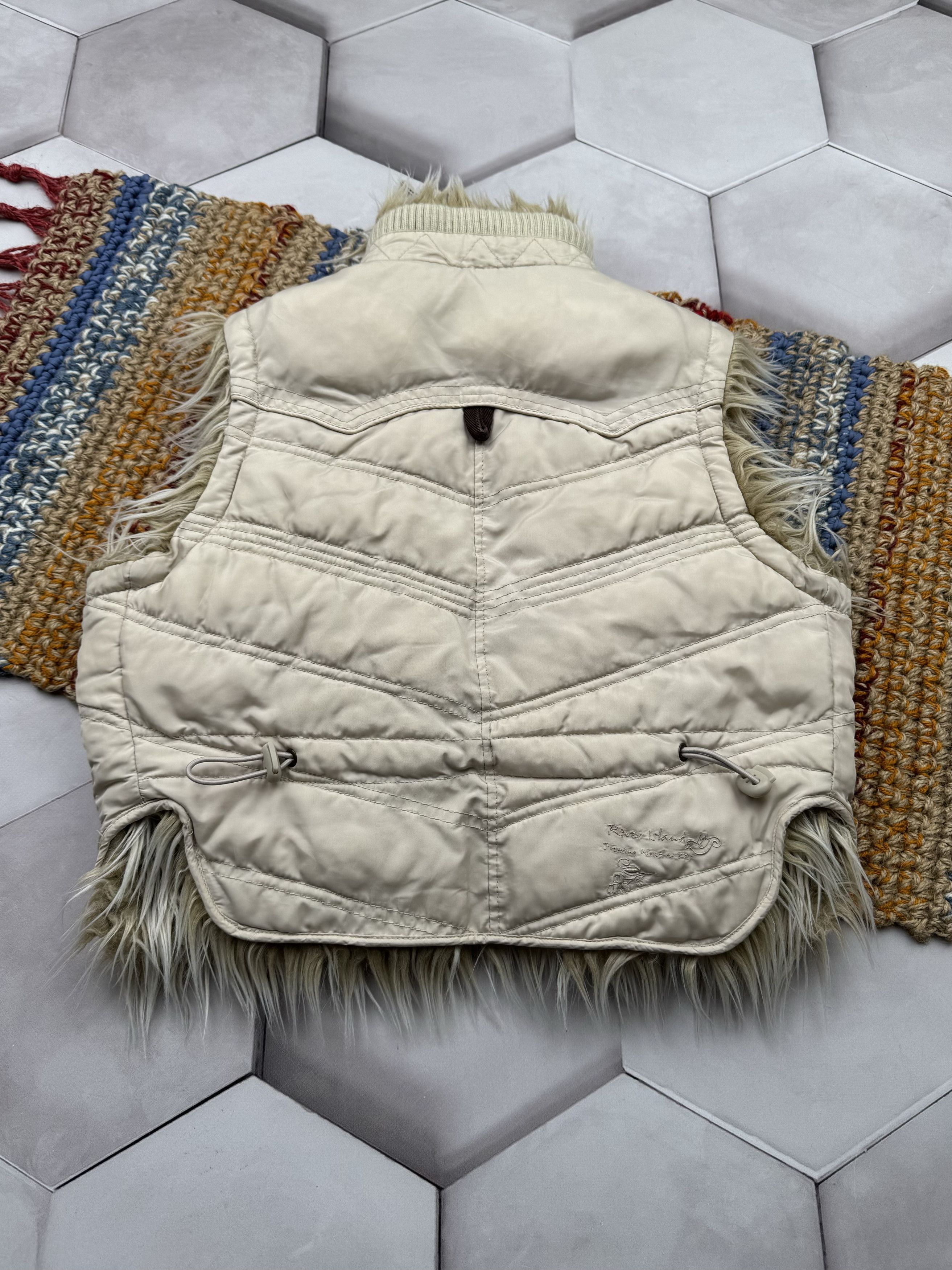 Japanese Brand Vintage Vest With Many Zipped and Faux Fur (E4) Size S / US 4 / IT 40 - 5 Thumbnail