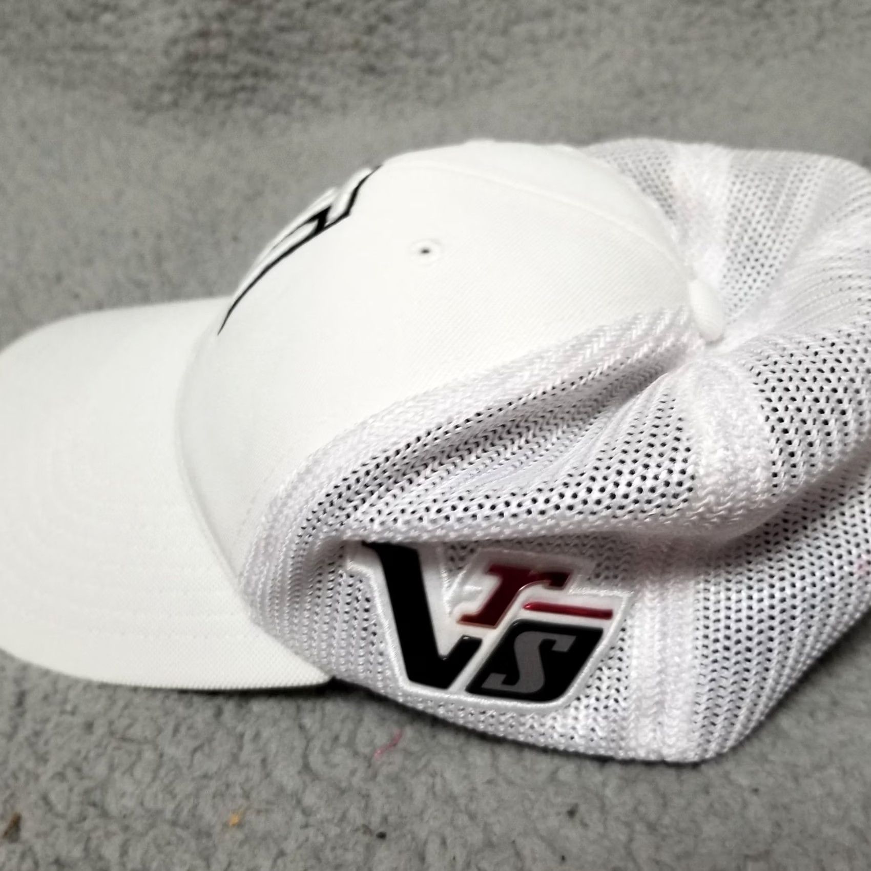 Nike Nike Tiger Woods Hat Cap Fitted Mens L White Trucker Golf VRS Flexfit Size ONE SIZE - 2 Thumbnail