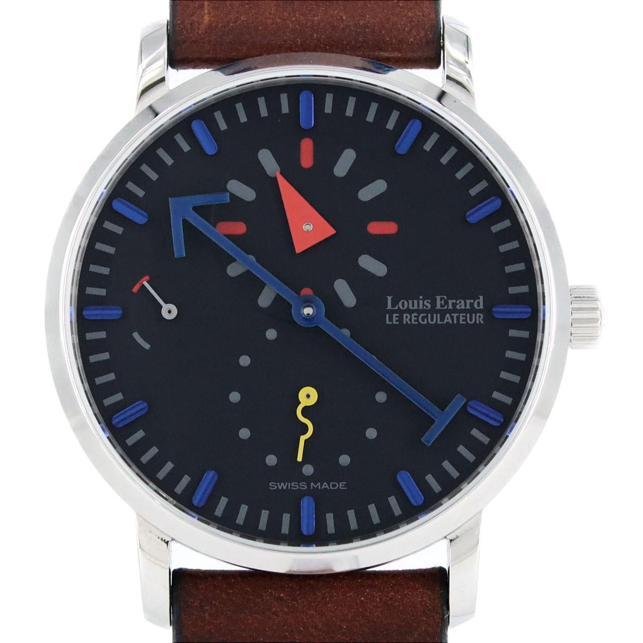 Other Other Louis Erard Excellence Regulator Stainless Steel Manual Limited Metal Other LE54230AJ72BVA08 DUTY FREE for USA Size ONE SIZE - 1 Thumbnail