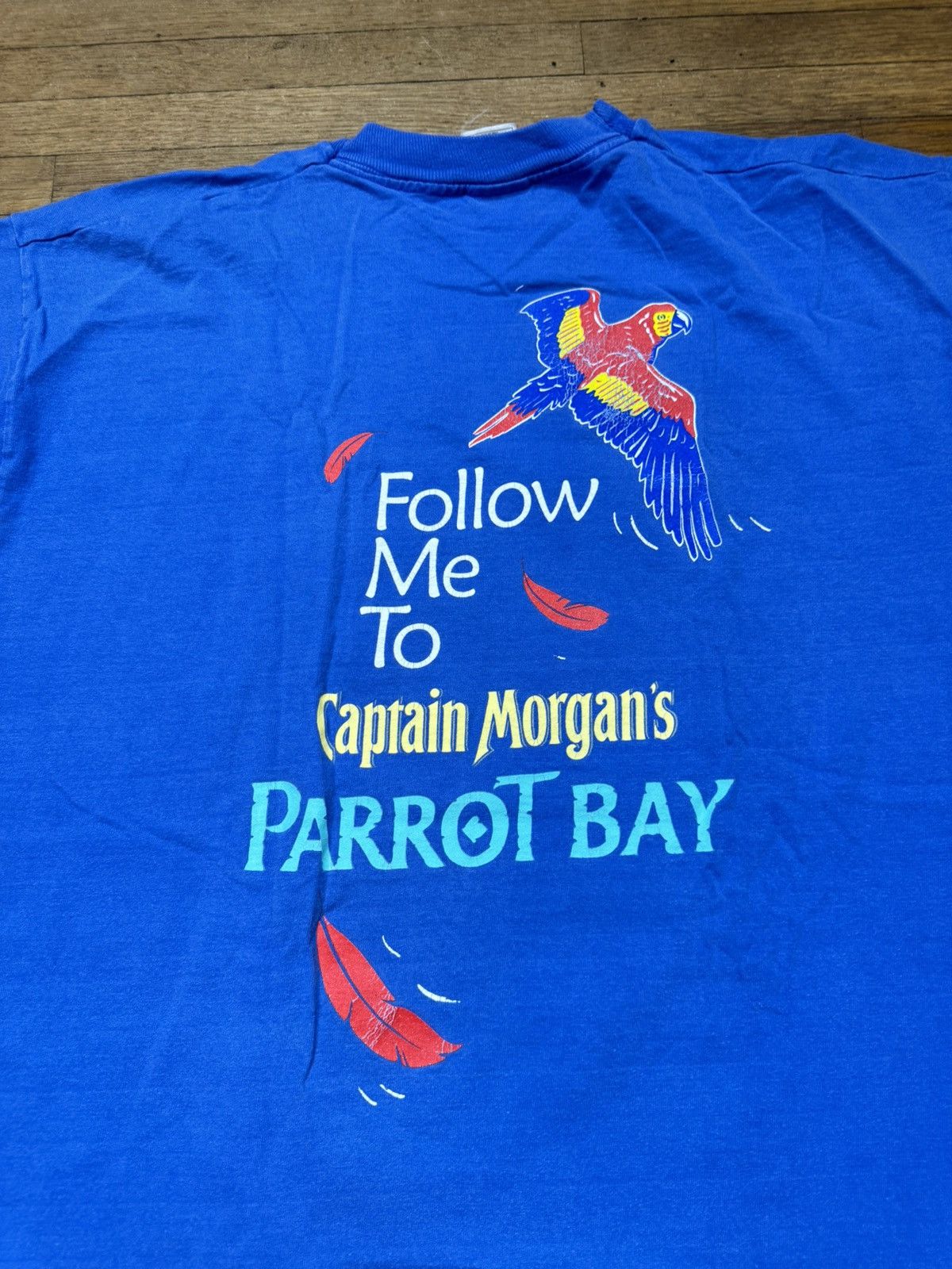 Vintage Vintage Captain Morgan Parrot Bay Shirt Size US XL / EU 56 / 4 - 4 Thumbnail