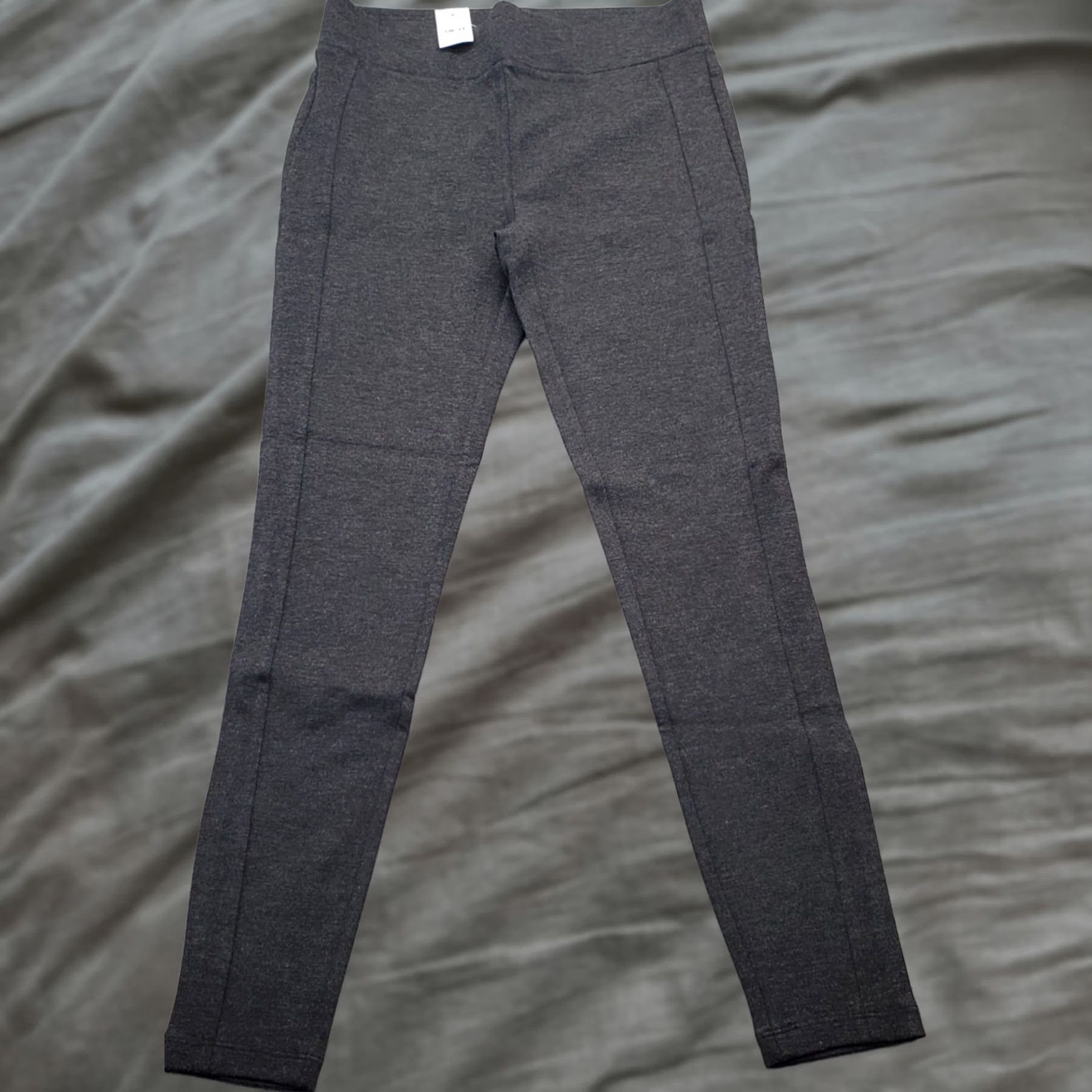 Loft Loft Women S Black Skinny Jegging Pants Elastic Waist Pull On Size 28" / US 6 / IT 42 - 1 Thumbnail