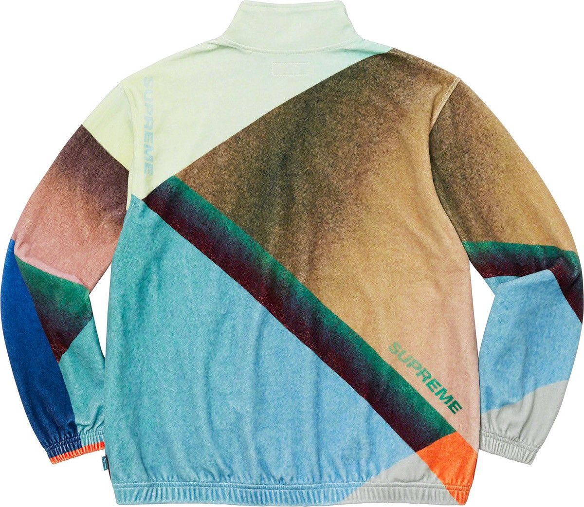 Supreme Supreme Geo Velour Track Jacket Multicolor Medium Size US M / EU 48-50 / 2 - 2 Thumbnail