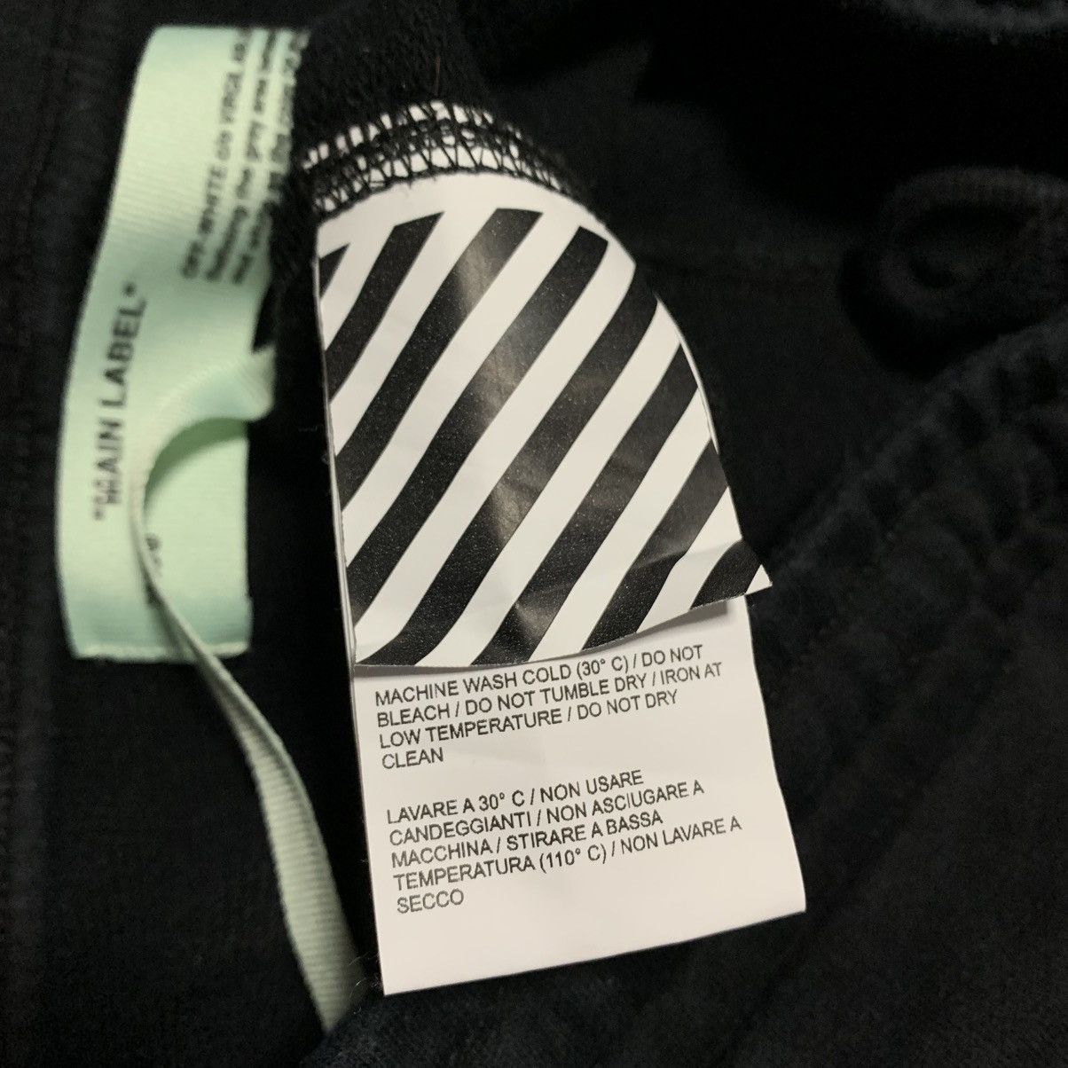 Off-White Off White Small Shorts Impressionism Black Sweatpants Size US 30 / EU 46 - 8 Thumbnail