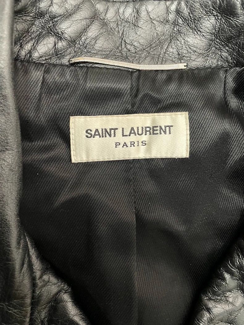 Saint Laurent Paris Saint Laurent Paris Leather jacket-2506 Size US M / EU 48-50 / 2 - 2 Thumbnail