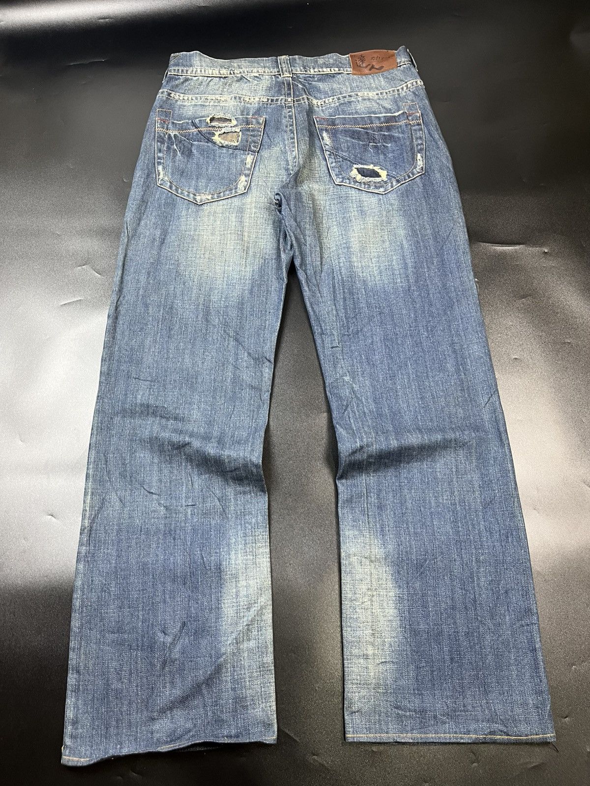 japanese Osaka Big Train patchwork Suede