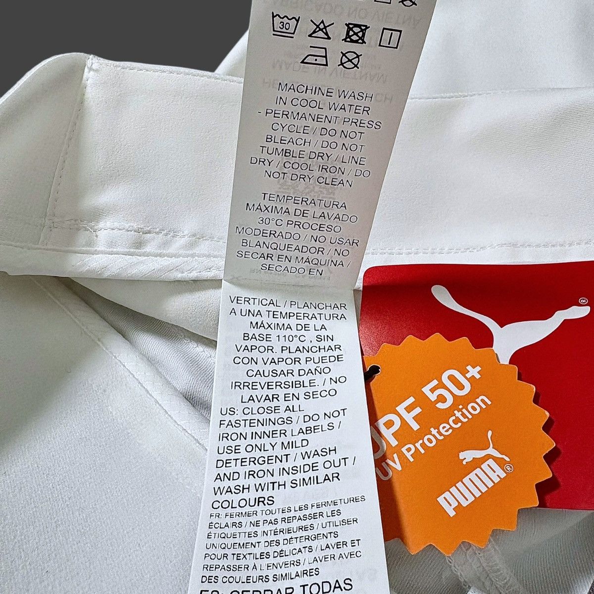 Puma Puma Golf White Women’s Stretch UV Bahama Shorts Sz XL Size 38" / US 16 / IT 52 - 9 Thumbnail