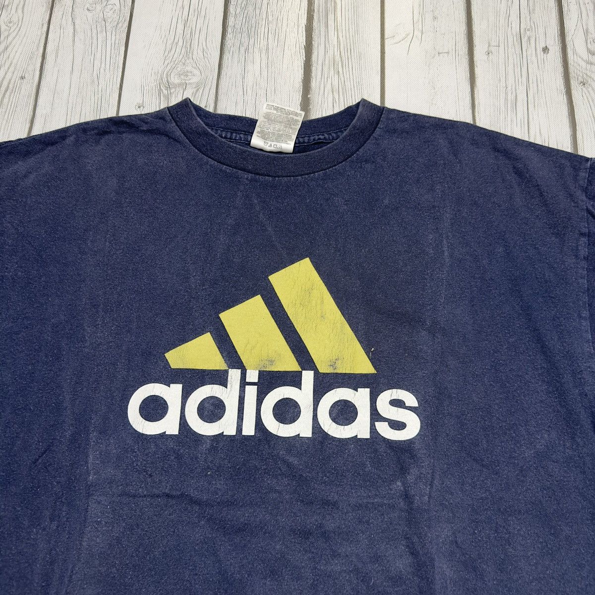 Adidas × Vintage Vintage Adidas tee Size US L / EU 52-54 / 3 - 3 Thumbnail