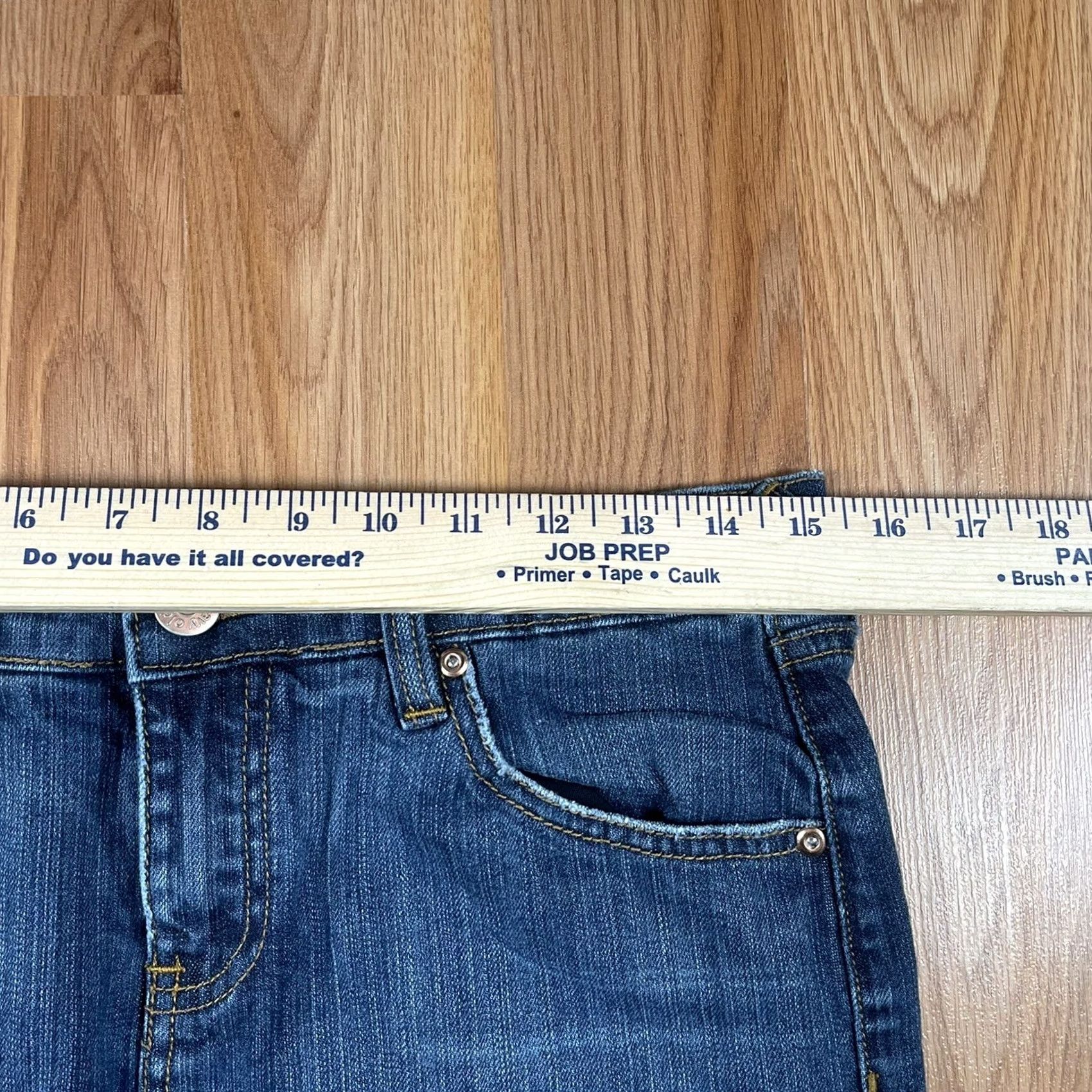 Old Navy Old Navy Clothing Co. Skirt Women’s Size 6 Jeans Mini Stretch Blue Size 28" / US 6 / IT 42 - 3 Thumbnail
