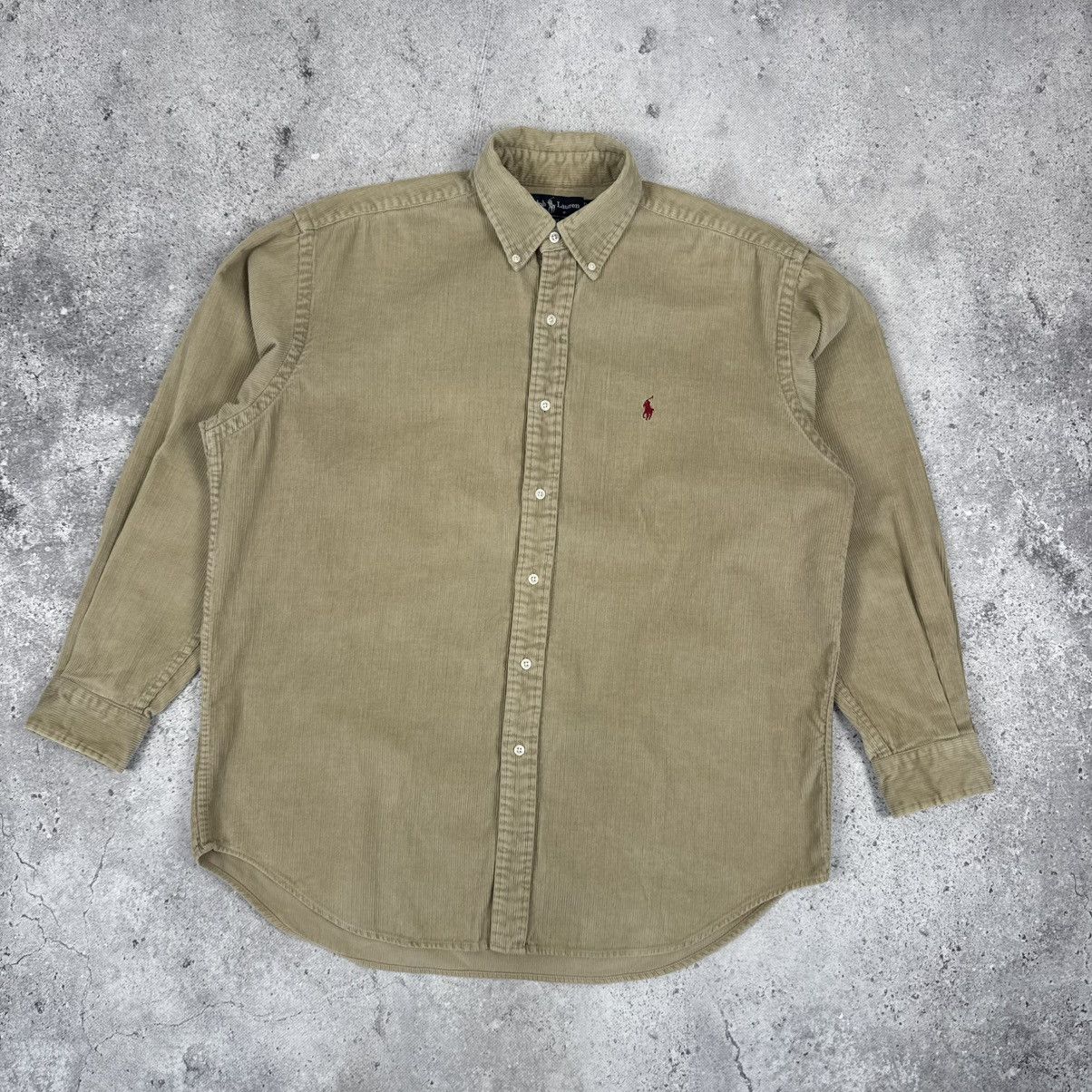 Polo Ralph Lauren Vintage Polo Ralph Lauren Velvet Button Up Shirt Overshirt Size US L / EU 52-54 / 3 - 1 Thumbnail