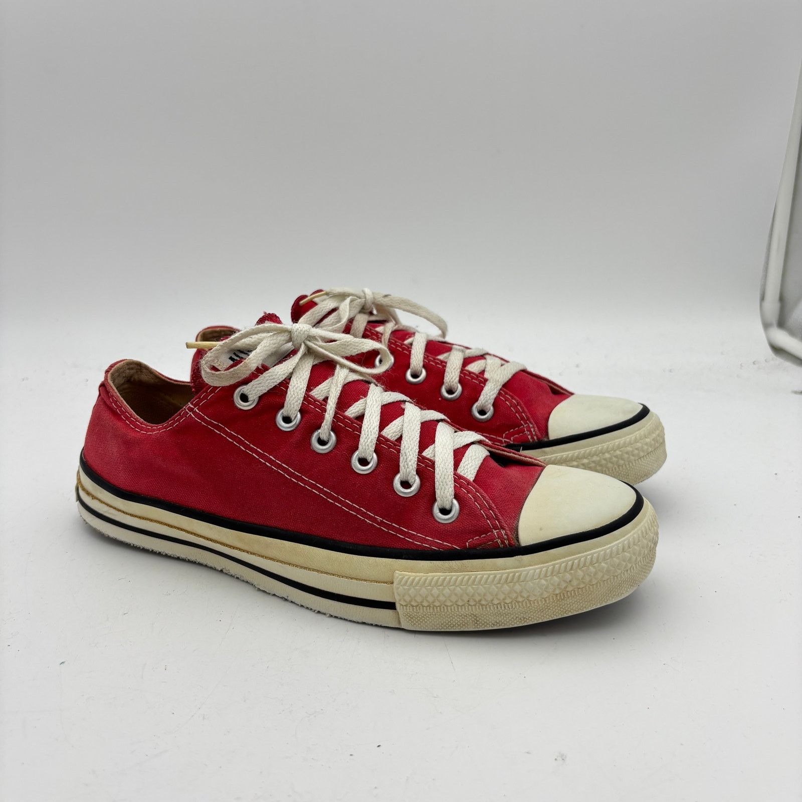Vintage 90s Converse Chuck Taylor Low Sneakers Men's Red
