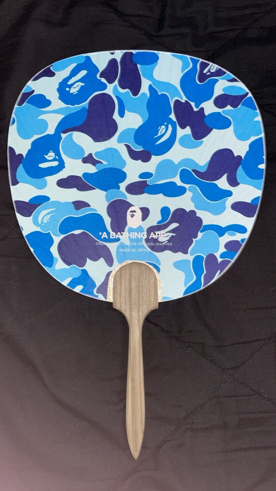 Bape Bape japanese Fan(blue abc camo) Size ONE SIZE - 1 Thumbnail
