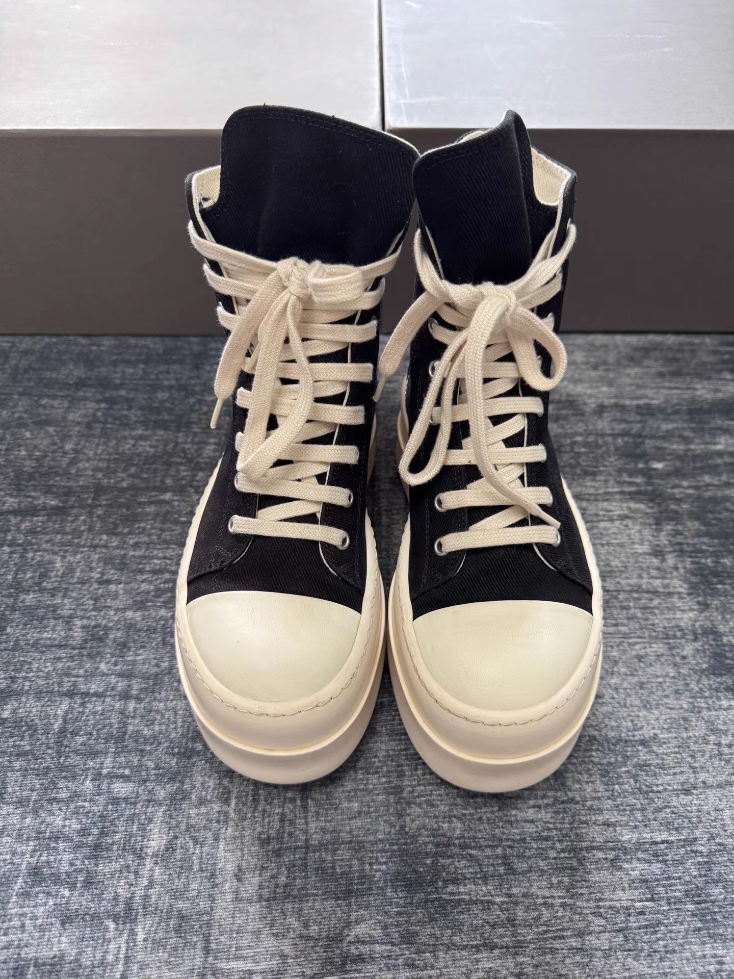 Rick Owens Rick Owens high-top platform Converse Size US 6.5 / IT 36.5 - 3 Thumbnail