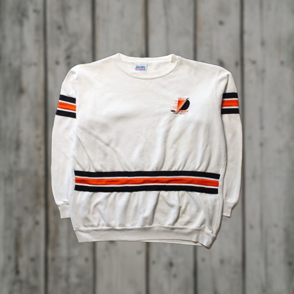 Vintage VINTAGE All-Tex Sweatshirt Tiger Hockey White XX-Large Unisex Adults 90s Pullover Size US XXL / EU 58 / 5 - 1 Thumbnail