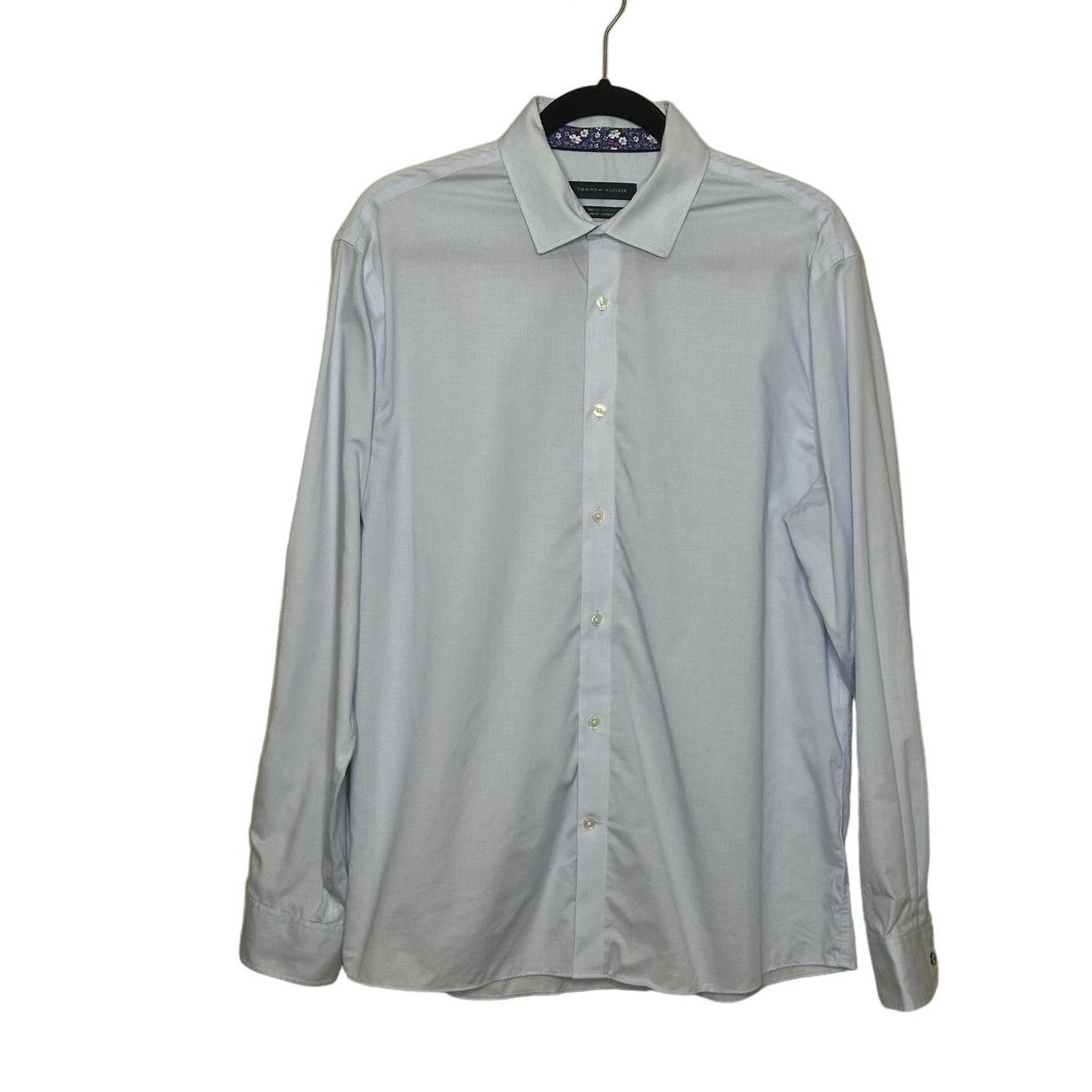 Tommy Hilfiger Tommy Hilfiger button dress slim fit shirt size Large Size US L / EU 52-54 / 3 - 8 Thumbnail