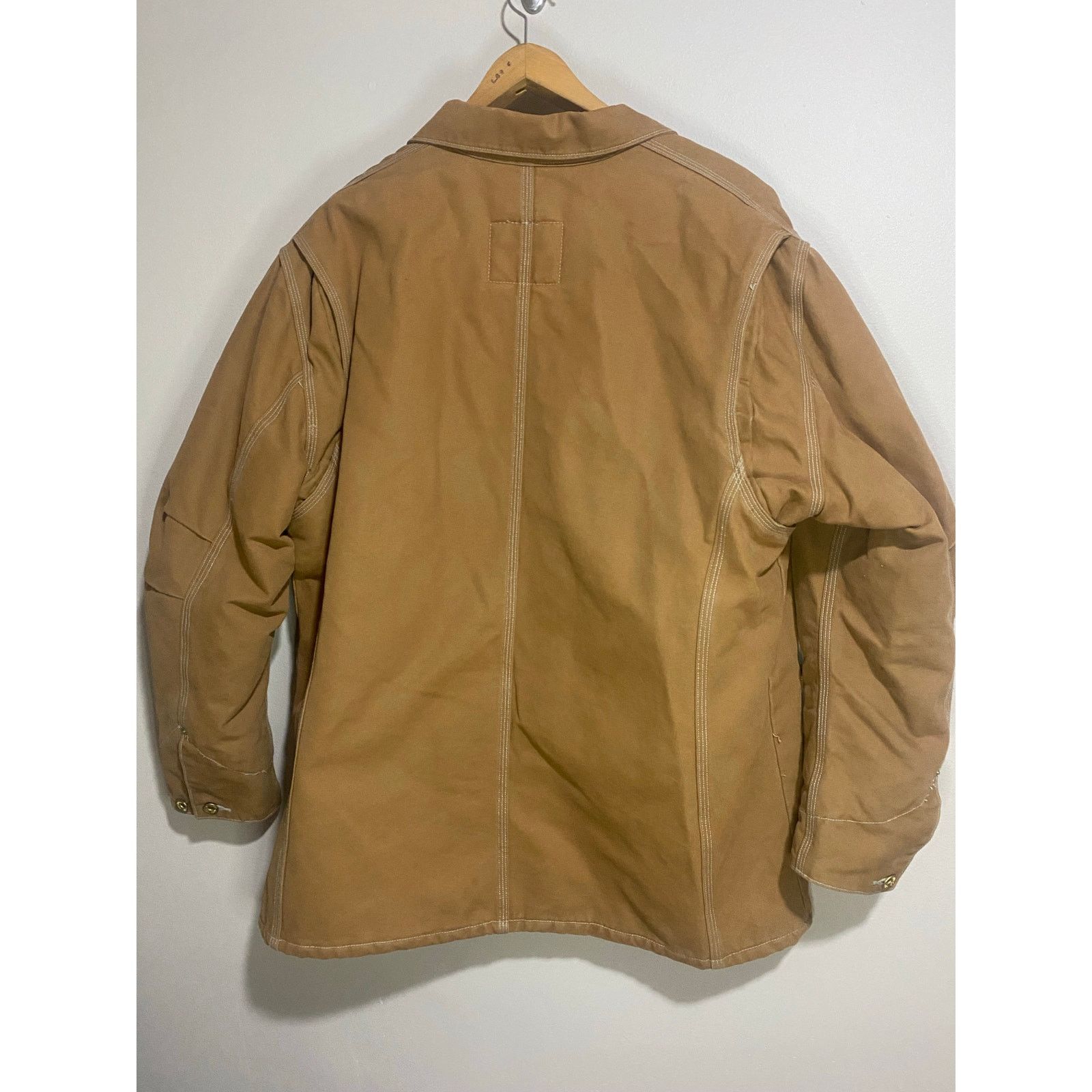 Levi's Levis Canvas Blanket Flannel Lined Chore Barn Coat XL Tan Size US XL / EU 56 / 4 - 9 Thumbnail