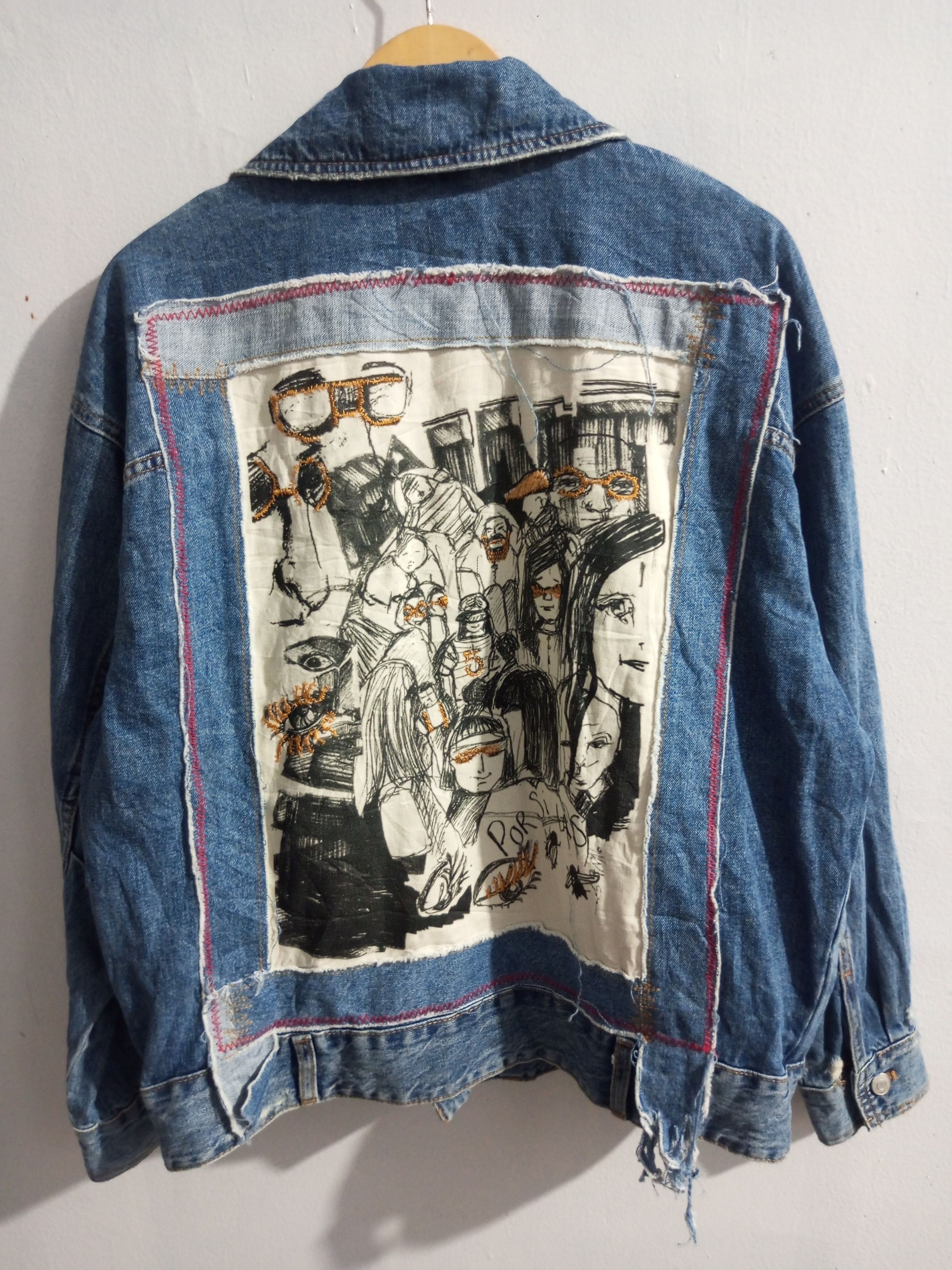 Zara Printed Denim Zara Personalised Denim Jacket DESIGN DEPOSIT