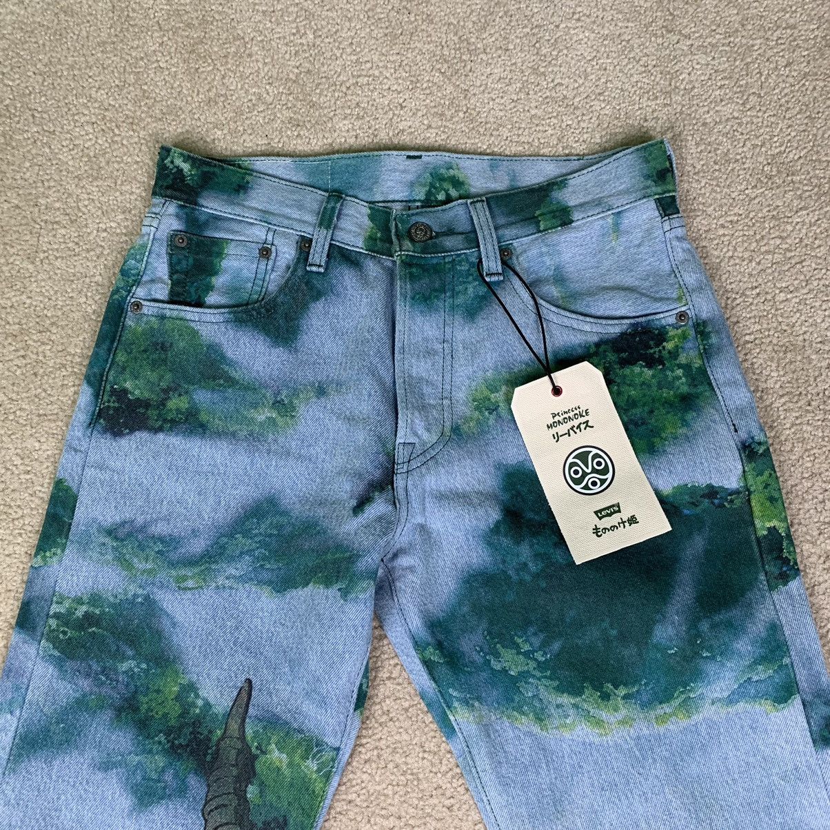 Levi's × Streetwear Levi’s X Princess Mononoke Studio Ghibli Anime Jeans (RARE) Size US 29 - 3 Thumbnail
