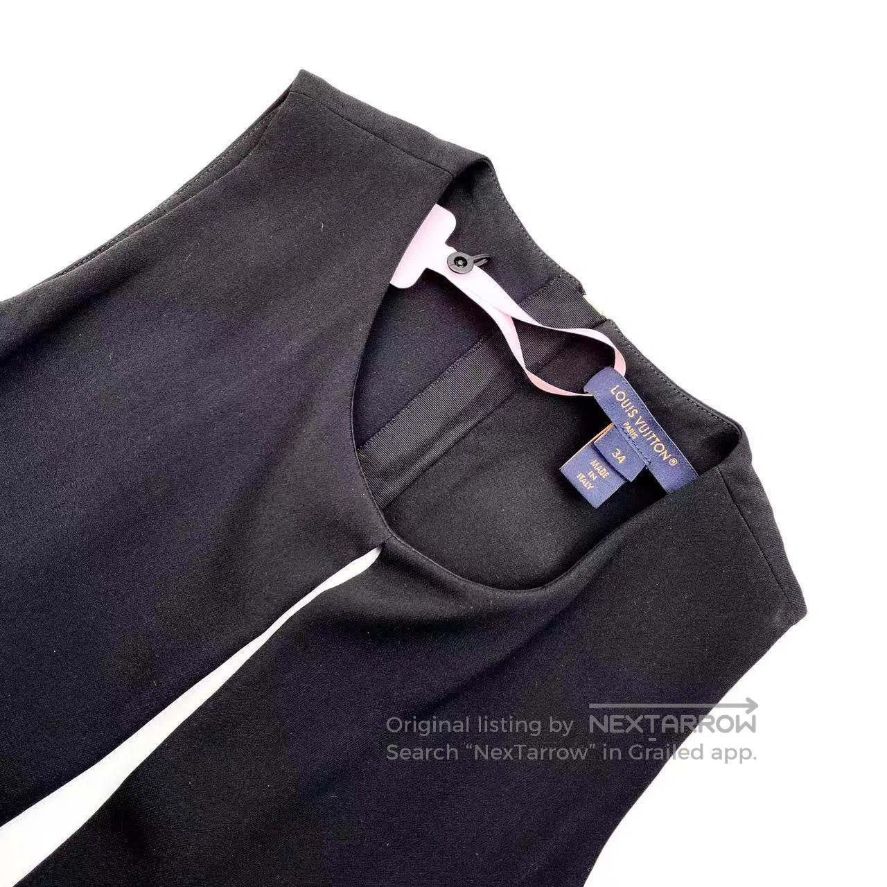 Louis Vuitton Louis Vuitton 24SS gold buckle color-blocked sleeveless dr Size 4XL / US 24-26 - 3 Thumbnail