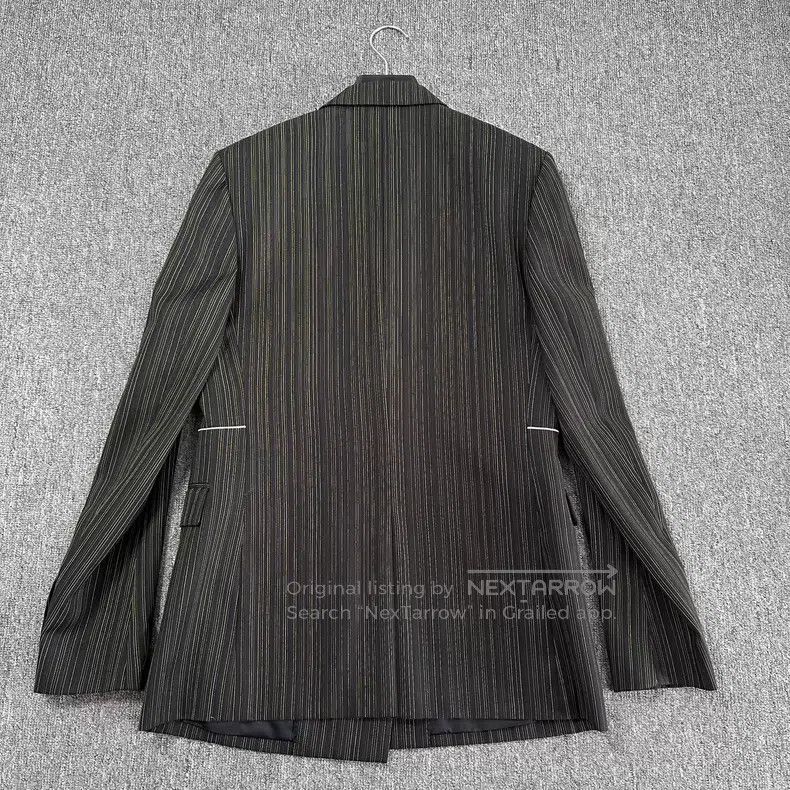 Dior Dior Silver Thread Crossed Sleeve Label Suit Jacket Size US L / EU 52-54 / 3 - 4 Thumbnail