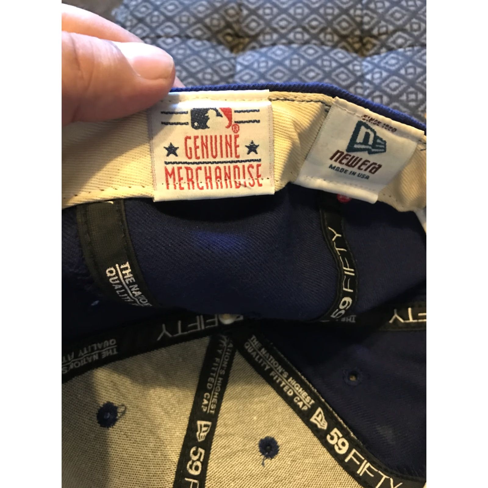 New Era VINTAGE New Era Dodgers Pro Model On Field Cap 7 1/8 Wool Fitted Baseball Hat Dodgers Mens Boys Girls Size ONE SIZE - 4 Thumbnail