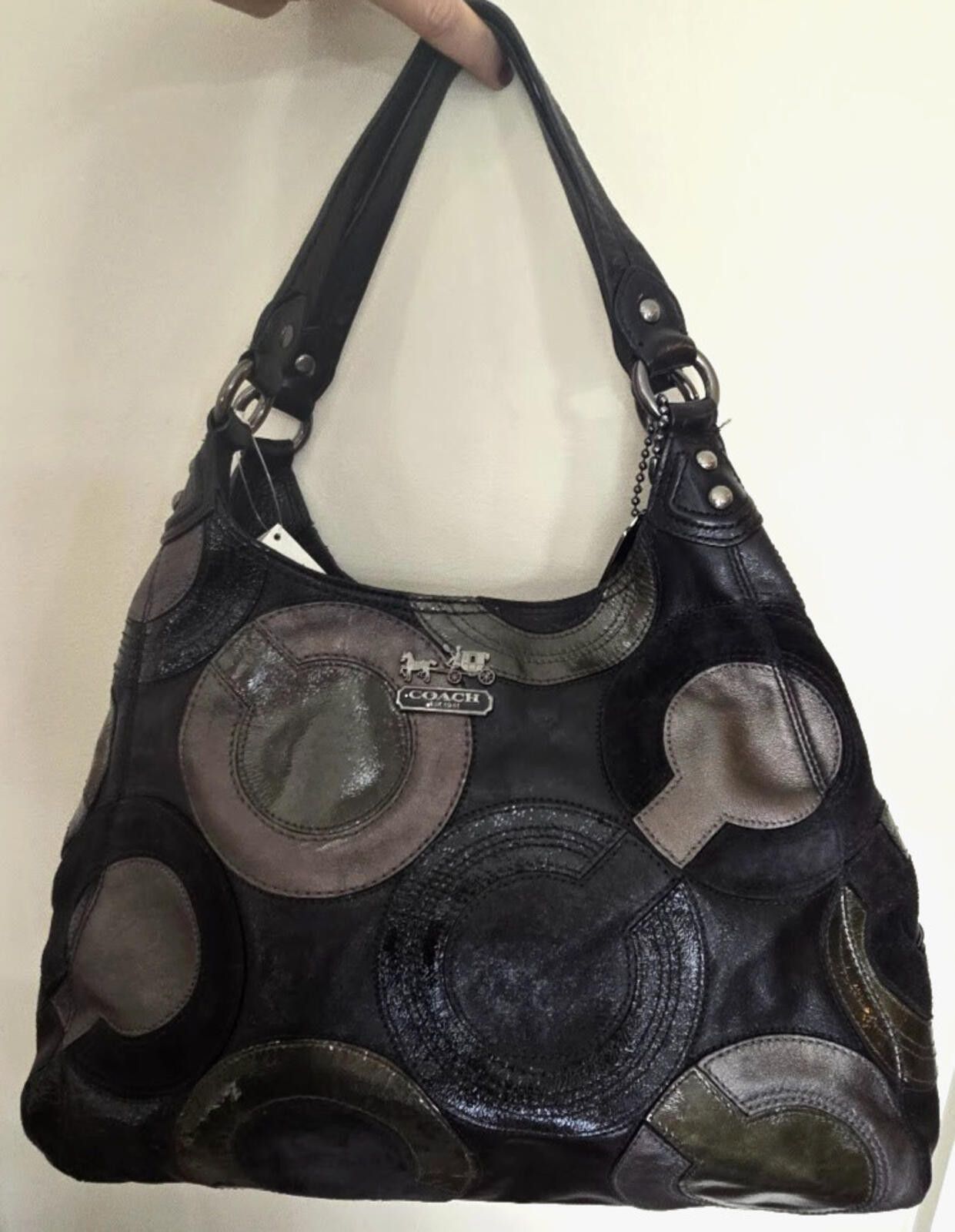 Coach Coach Op Art Large Maggie Shoulder Bag Purse Y2K Rare NWT Size ONE SIZE - 1 Thumbnail