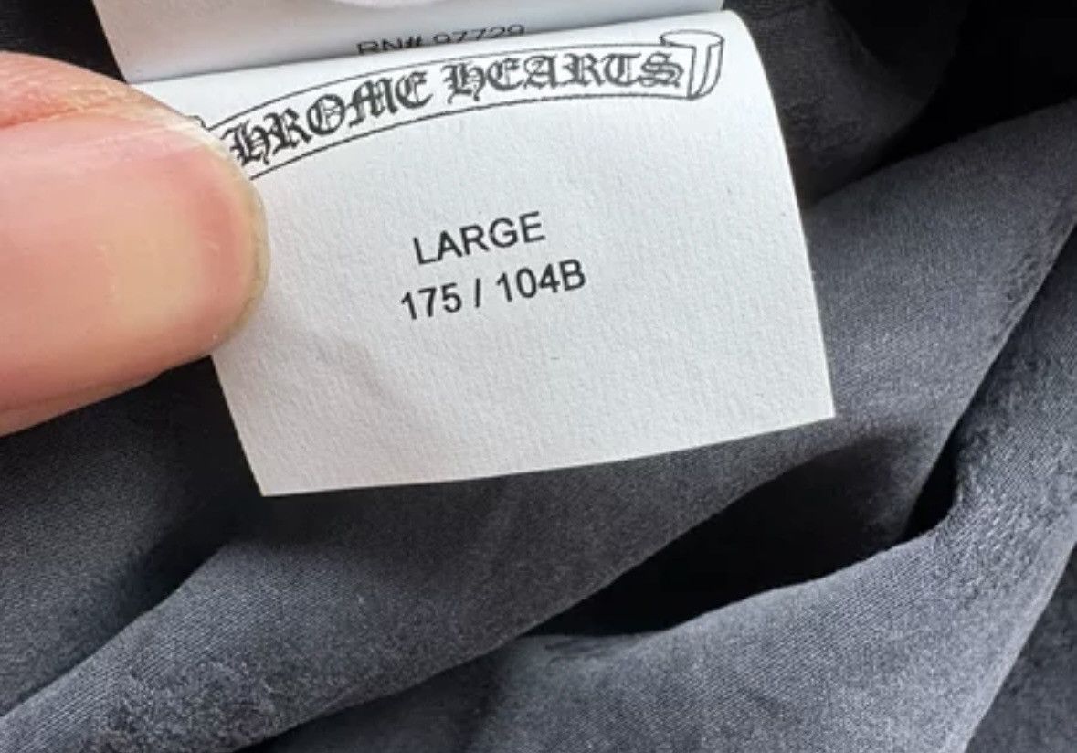 Chrome Hearts Triple white cross patch half quarter zip denim hoodie Size US L / EU 52-54 / 3 - 7 Thumbnail