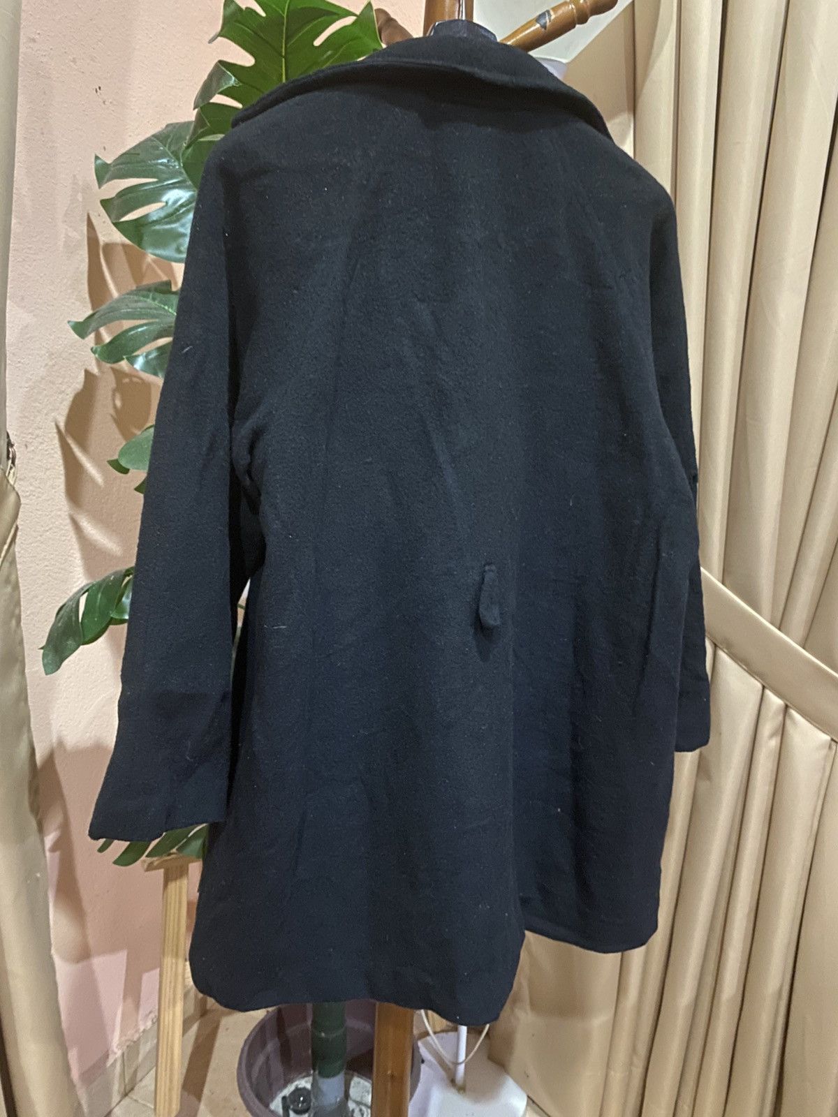 Yohji Yamamoto Y’s bis Japan Black Wool Oversized Cocoon Coat Size M / US 6-8 / IT 42-44 - 11 Thumbnail