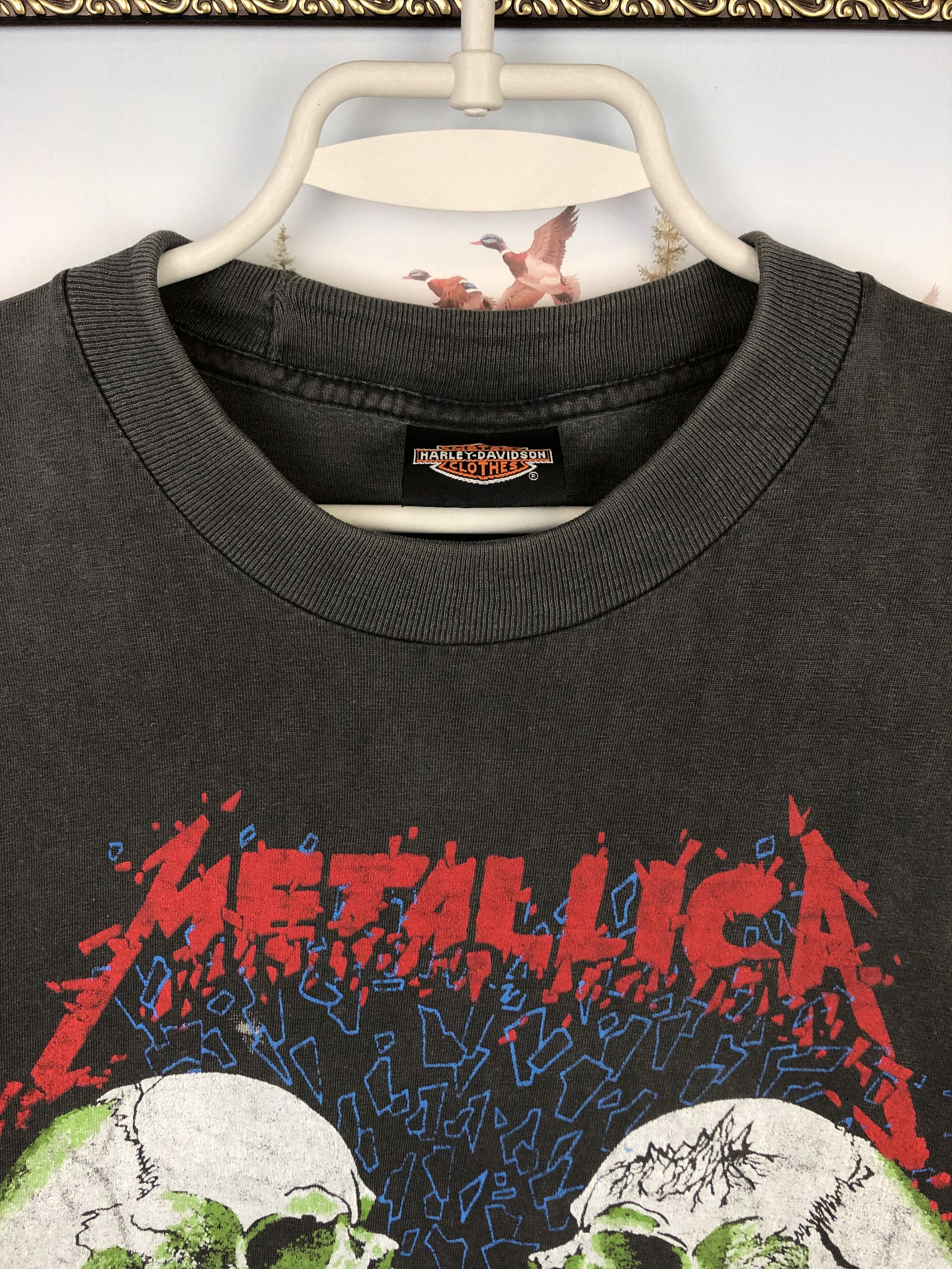 Metallica × Vintage Vintage 90's Metallica And Justice For All Band Tee Shirt Size US M / EU 48-50 / 2 - 4 Thumbnail
