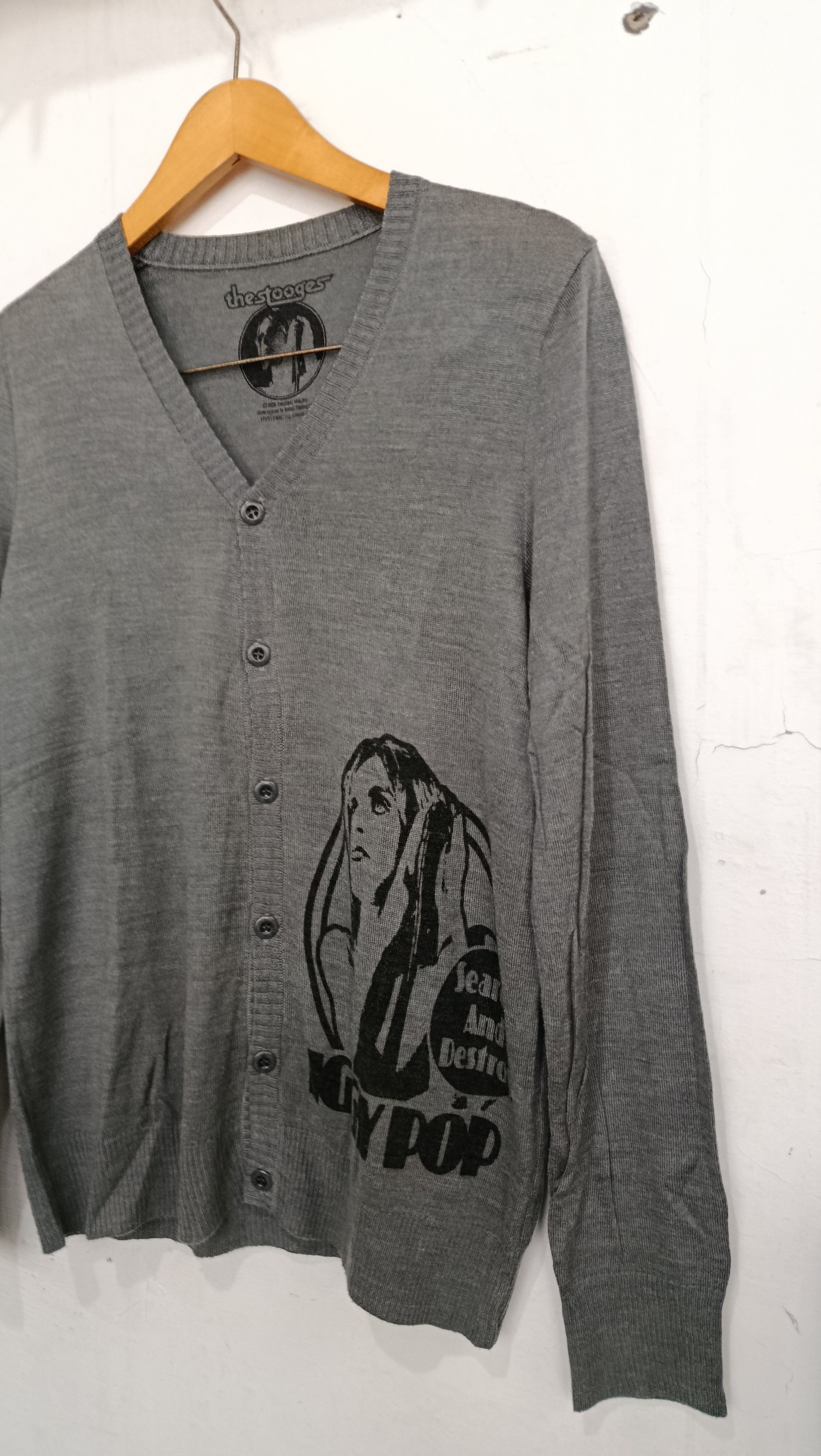 Hysteric Glamour Vintage HYSTERIC GLAMOUR x Iggy Pop cardigans size M Size US M / EU 48-50 / 2 - 3 Thumbnail