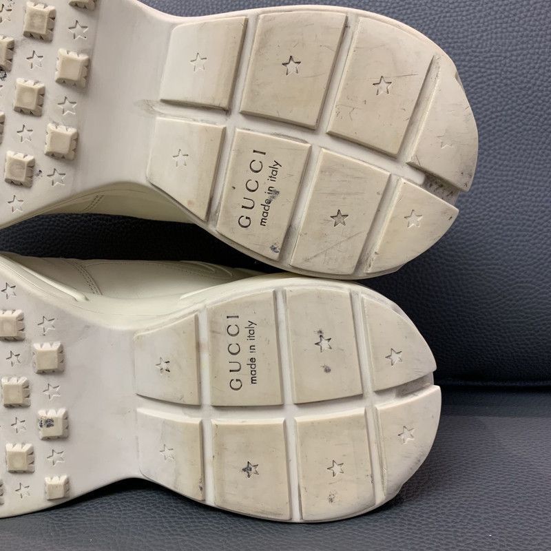 Gucci Gucci Rhyton Logo Dad Sneakers in Ivory White - Size US 9 / EU 42 - 7 Thumbnail