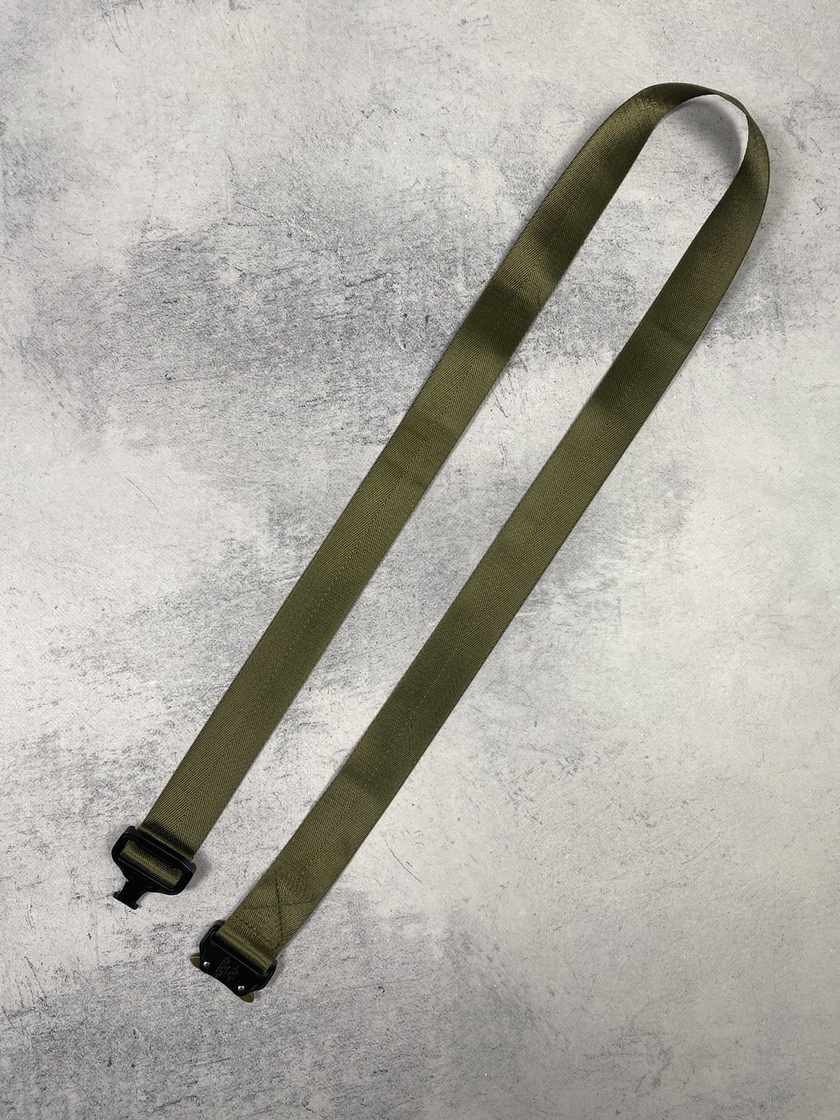 Other Military Tactical Outdoor Hiking Olive Nylon Universal Belt Size ONE SIZE - 2 Thumbnail