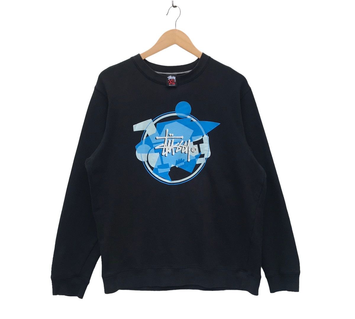 Stussy Stussy Graphic Big Logo Streetwear Sweatshirt Size US M / EU 48-50 / 2 - 1 Thumbnail
