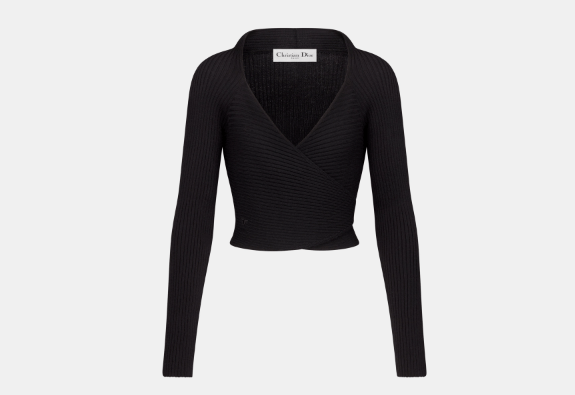 image of Dior O1Bcso1Str0524 Warp Sweaters In Black, Women's (Size Medium)