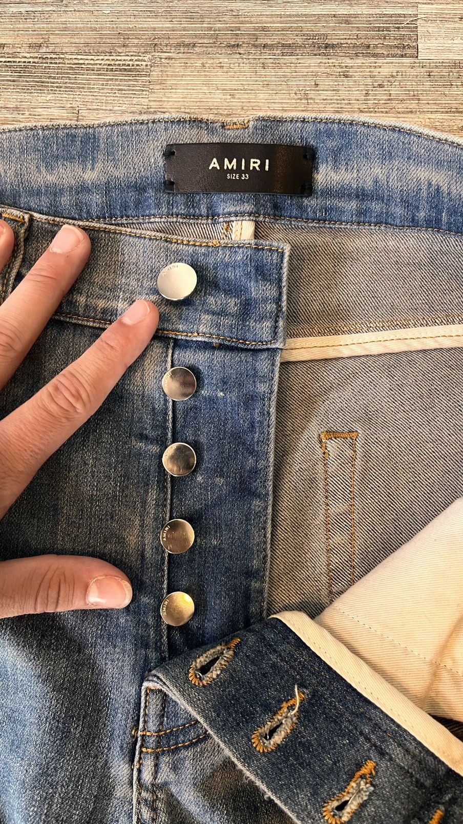 Amiri AMIRI jeans Star Patch Size US 33 - 7 Thumbnail