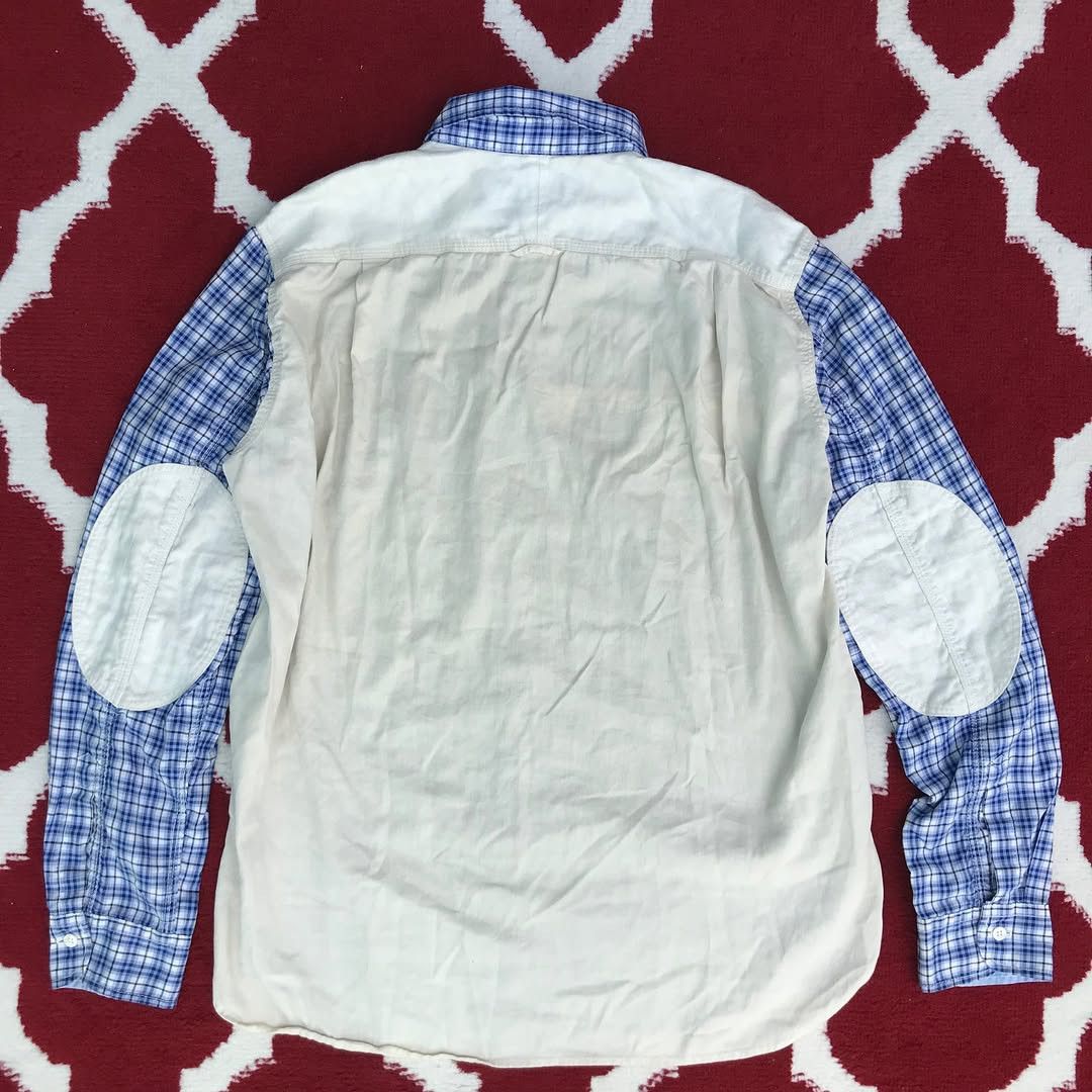 Comme des Garcons Junya Watanabe x CDG Chambray patch work shirt Size US L / EU 52-54 / 3 - 2 Thumbnail