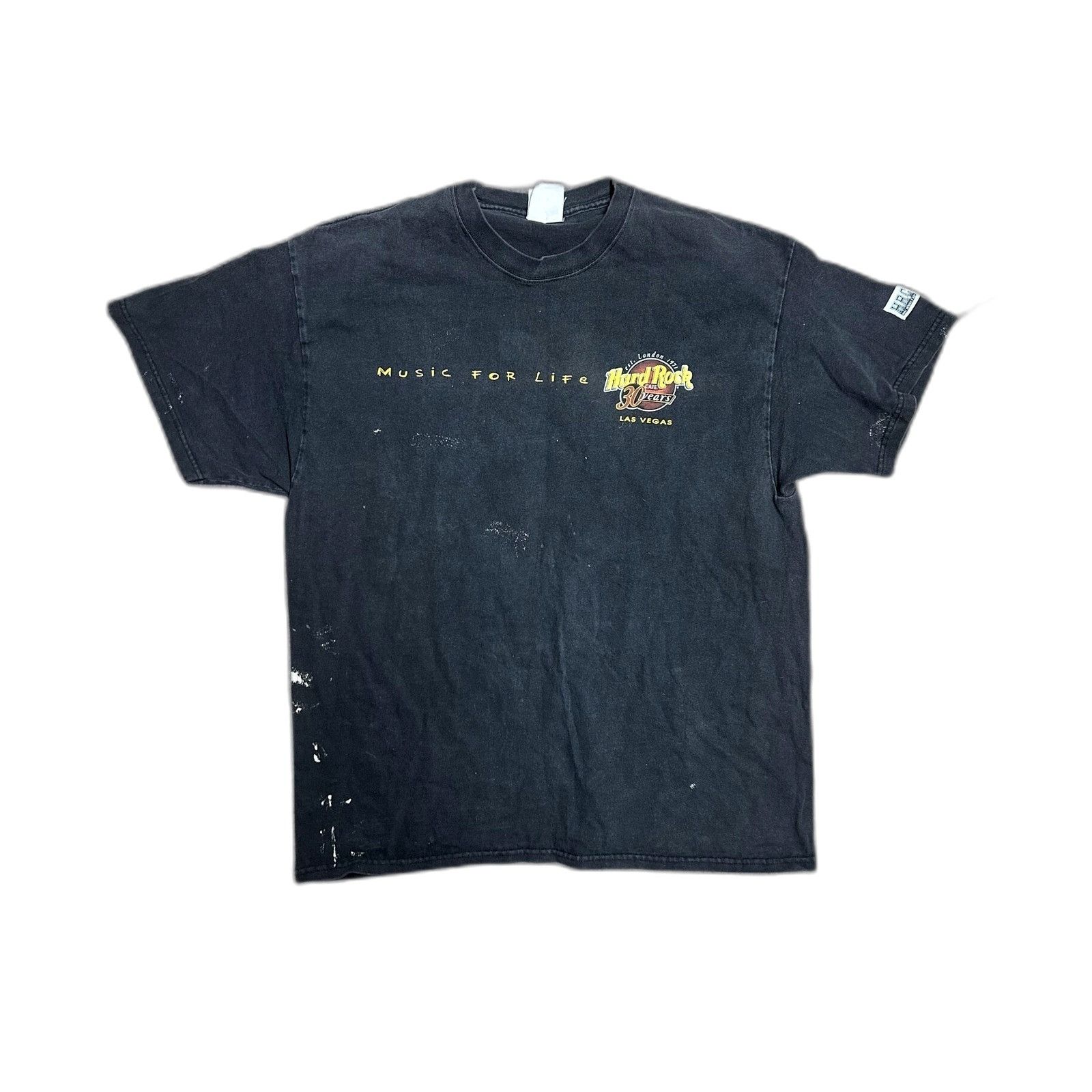Hard Rock Cafe Hard Rock Cafe World Tour Shirt Vintage Faded Black Heavy Te Size US L / EU 52-54 / 3 - 5 Thumbnail