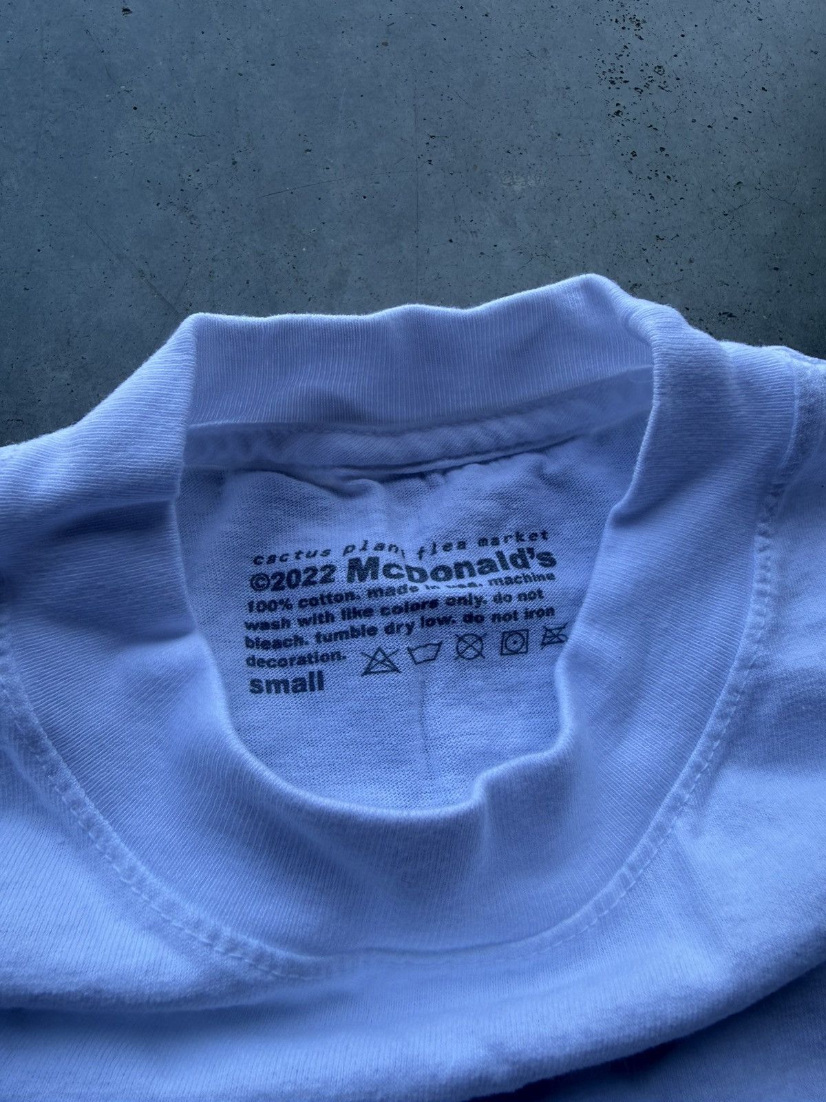 Cactus Plant Flea Market CPFM x McDonlald’s Coffee Stirrer Tee White Size US S / EU 44-46 / 1 - 3 Thumbnail