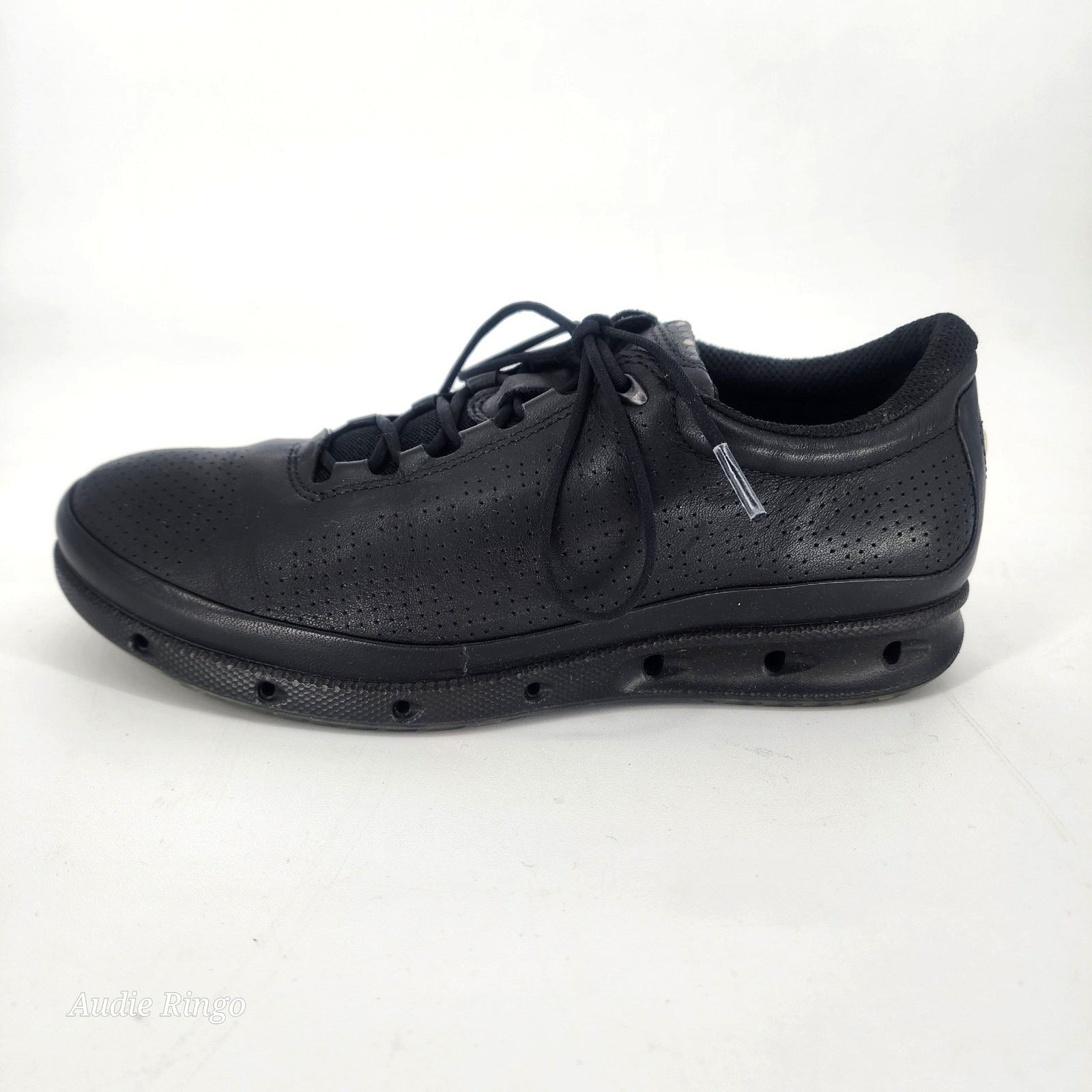 Ecco ECCO Black Leather Lace-Up Comfort Walking Shoes EU 37 US 6 Size US 6 / IT 36 - 7 Thumbnail