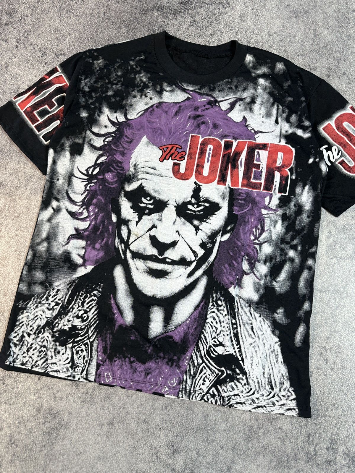 Other Vintage Joker Full Print T-shirt Art Movie Streetwear Rare L Size US L / EU 52-54 / 3 - 2 Thumbnail