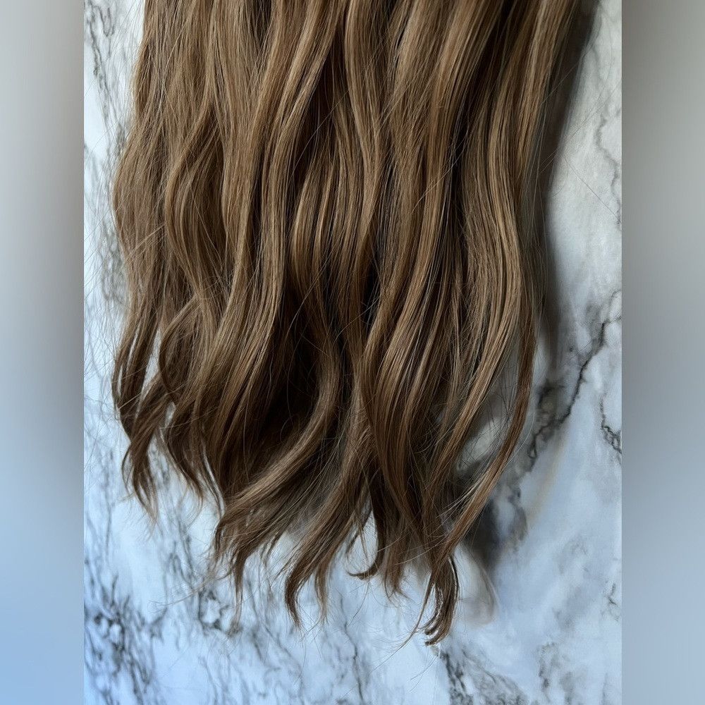 Other Dark Blonde Curly Wave Clip in Hair Extensions 20 Inch Size ONE SIZE - 6 Thumbnail