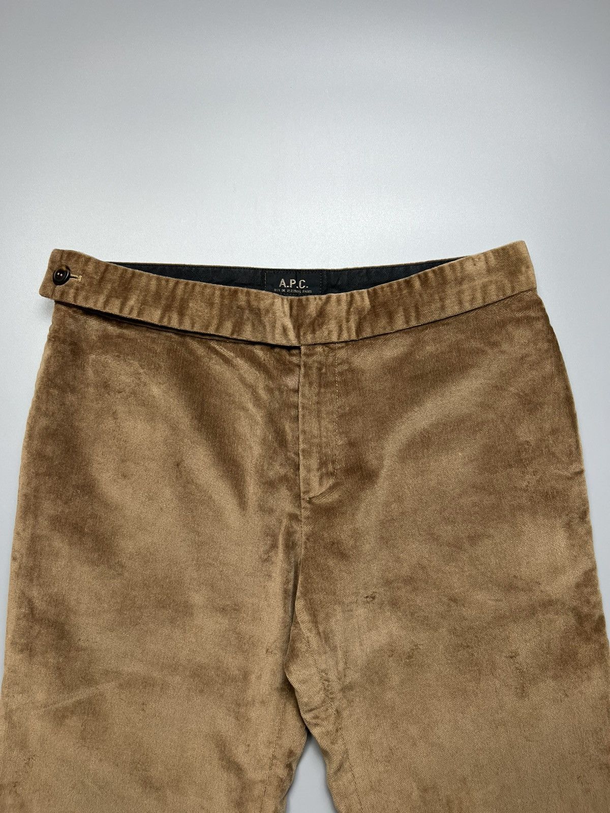 APC - Wide Leg Corduroy Belted style Brown Pants