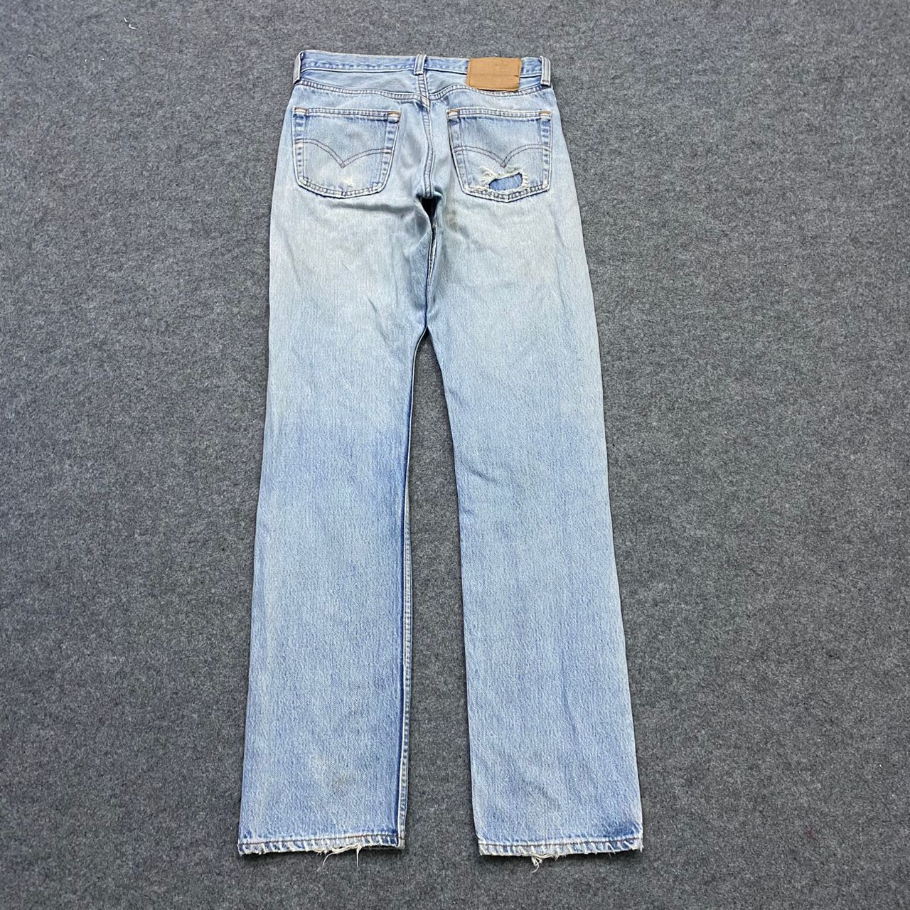 Levi's 💥Vintage 90s Levis Distressed Denim Kurt Cobain Style Size US 29 - 2 Thumbnail