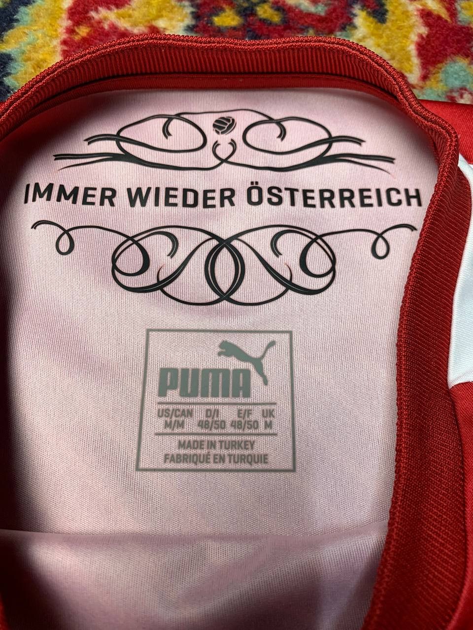 Puma Puma Austria 2016/17 Football Shirt Soccer Jersey Size M Size US M / EU 48-50 / 2 - 3 Thumbnail