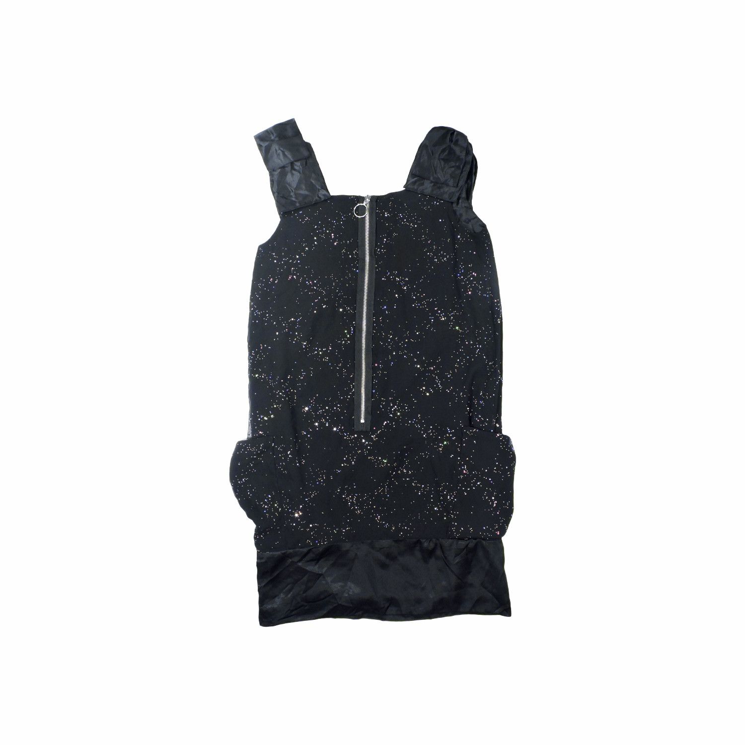Lanvin LANVIN EN BLUE STARLESS SLEEVELESS RIBBON COCOON MINI DRESS Size XS / US 0-2 / IT 36-38 - 2 Thumbnail