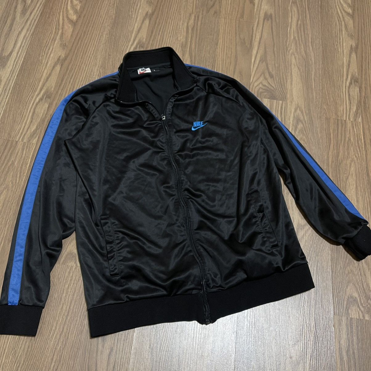 Nike Vintage 90s Nike zip up track jacket Size US M / EU 48-50 / 2 - 1 Thumbnail