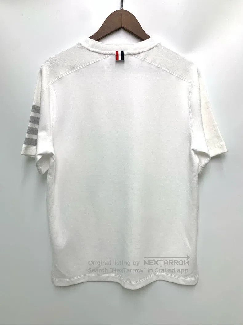 Thom Browne Thom Browne White short-sleeved Size US M / EU 48-50 / 2 - 2 Thumbnail