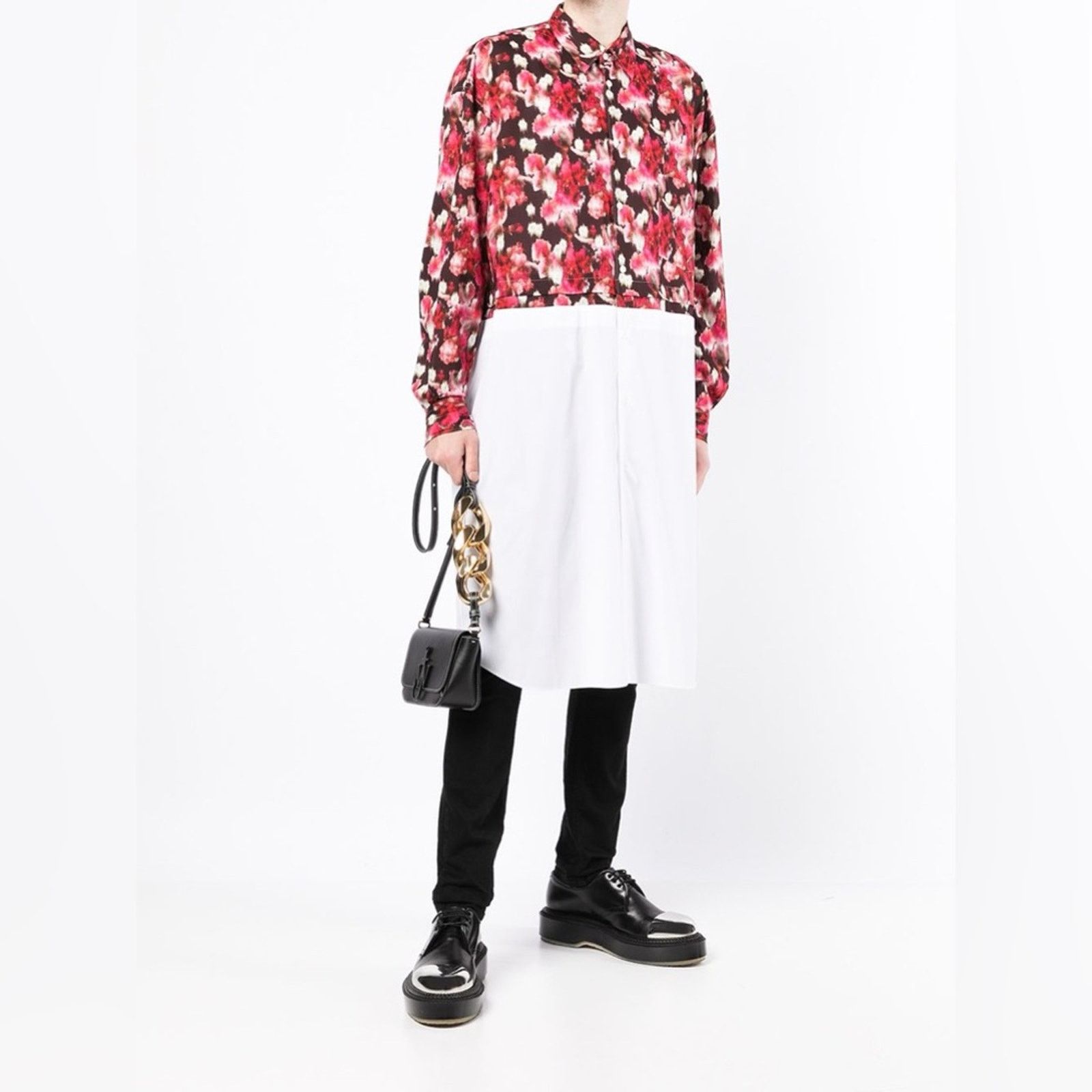 Comme des Garcons COMME des GARÇONS HOMME PLUS Cotton Poplin Floral Shirt Size US S / EU 44-46 / 1 - 1 Thumbnail