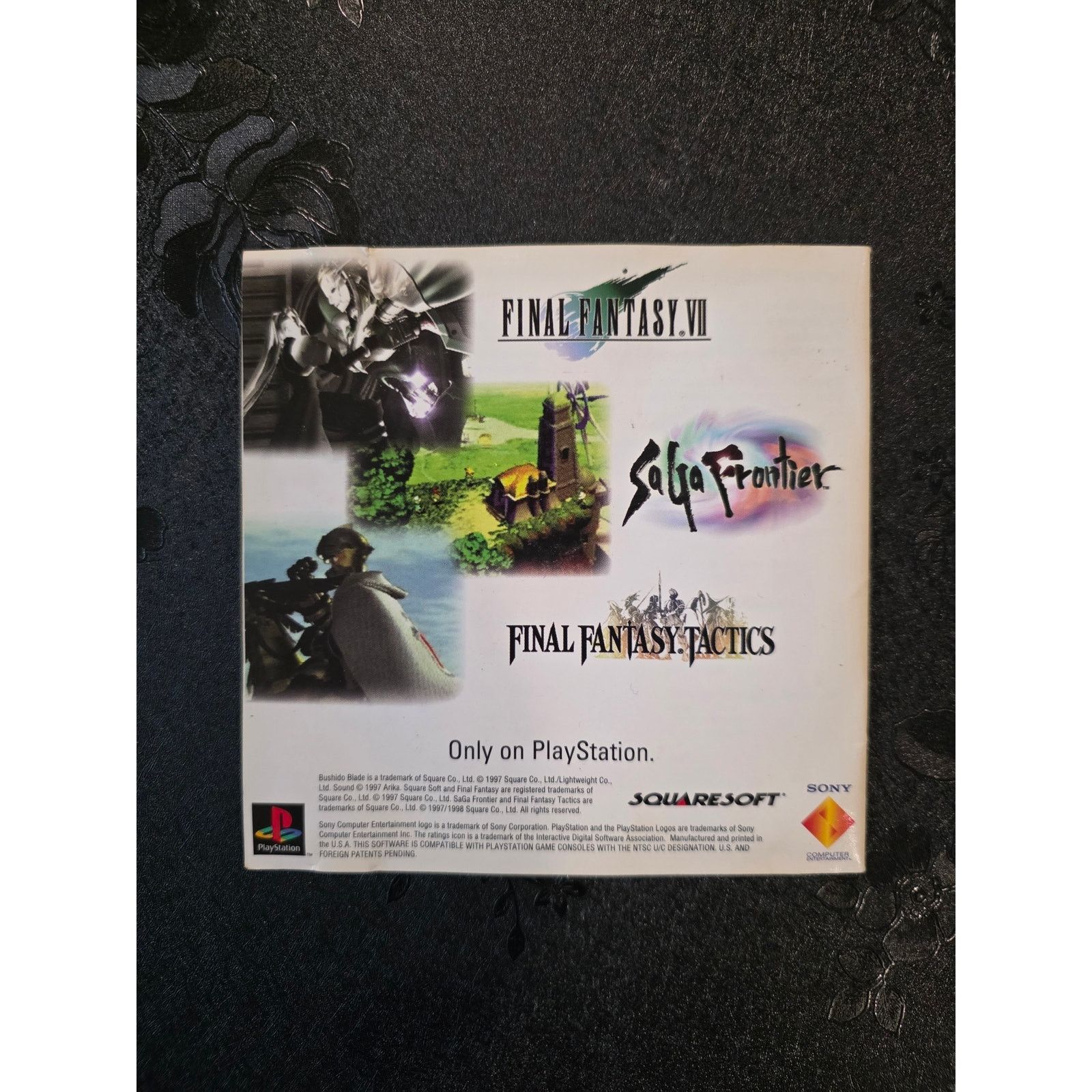 Sony Sony PlayStation (PS1) Squaresoft Bushido Blade 1997 Size ONE SIZE - 4 Thumbnail