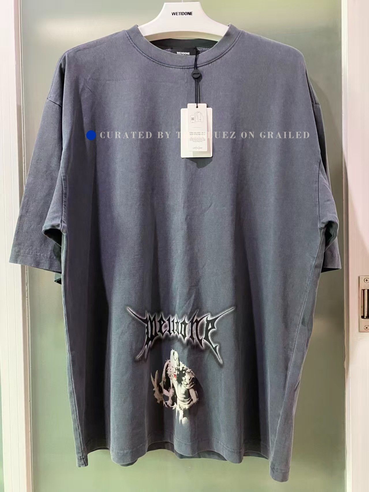 WE11DONE we11done Strange Letter Short Sleeve Size US M / EU 48-50 / 2 - 1 Thumbnail